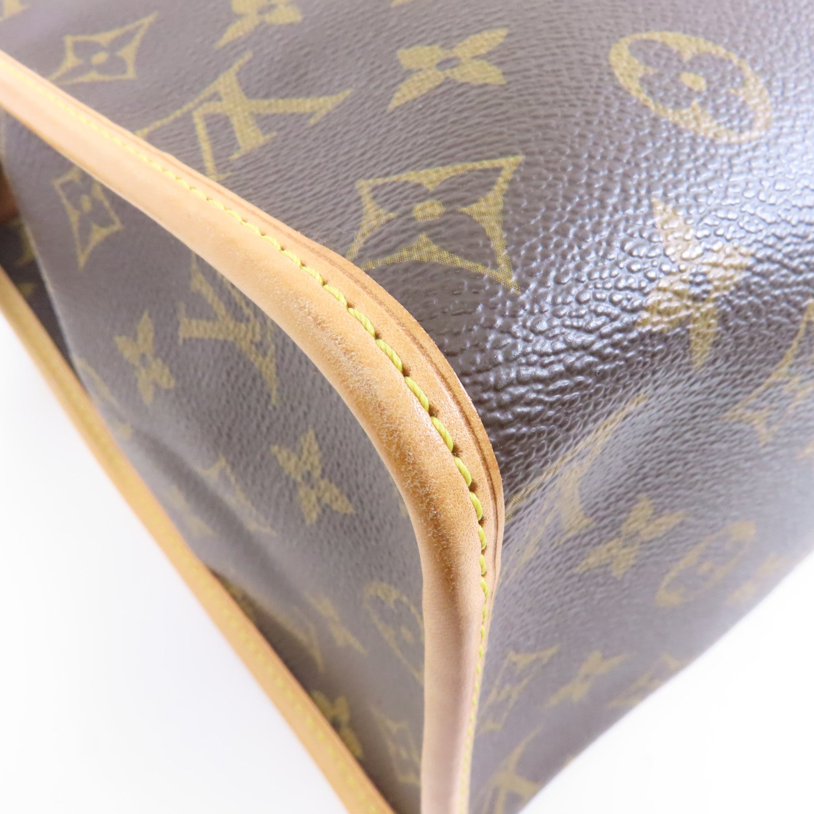 LOUIS VUITTON Monogram Popincourt Haut金扣肩背袋啡色