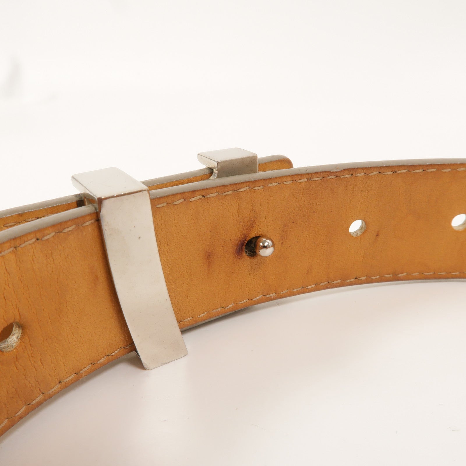 LOUIS VUITTON Epi Intiales Belt 85cm皮帶