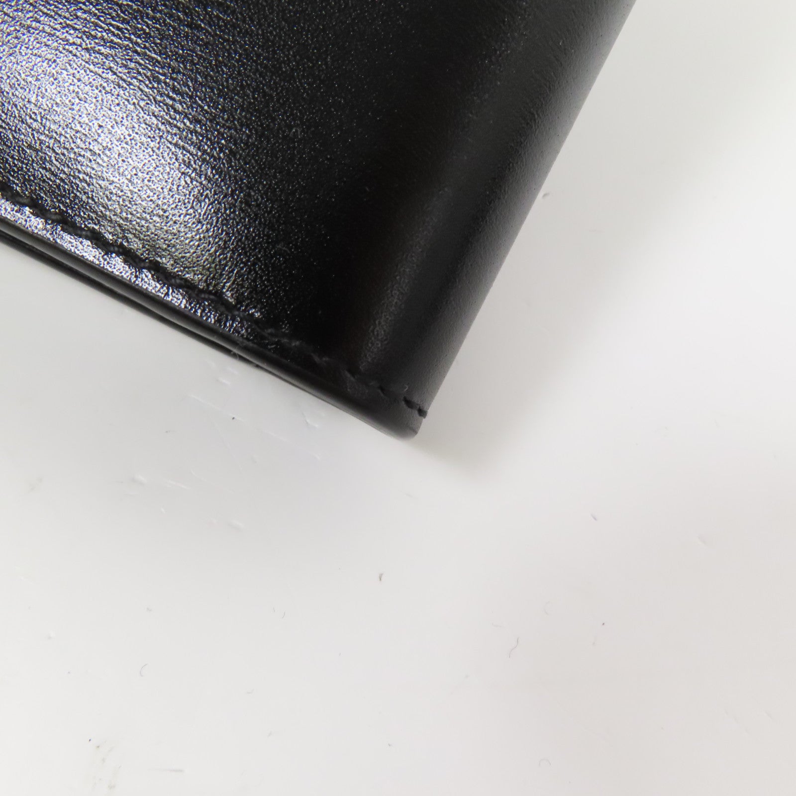 SAINT LAURENT 皮革Card Case銀扣卡片套