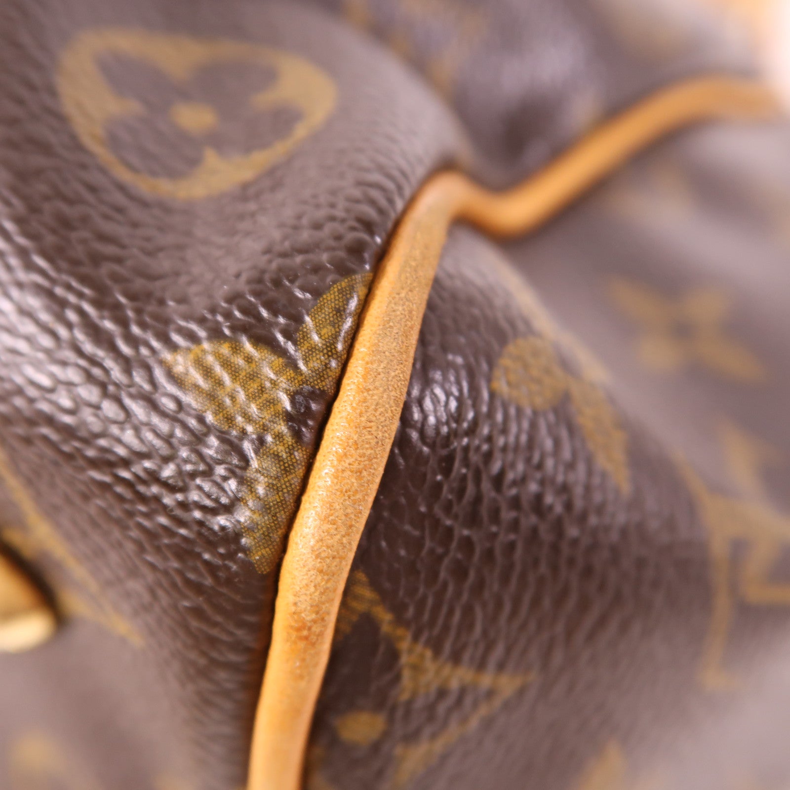 LOUIS VUITTON Monogram Tivoli PM金扣手挽袋