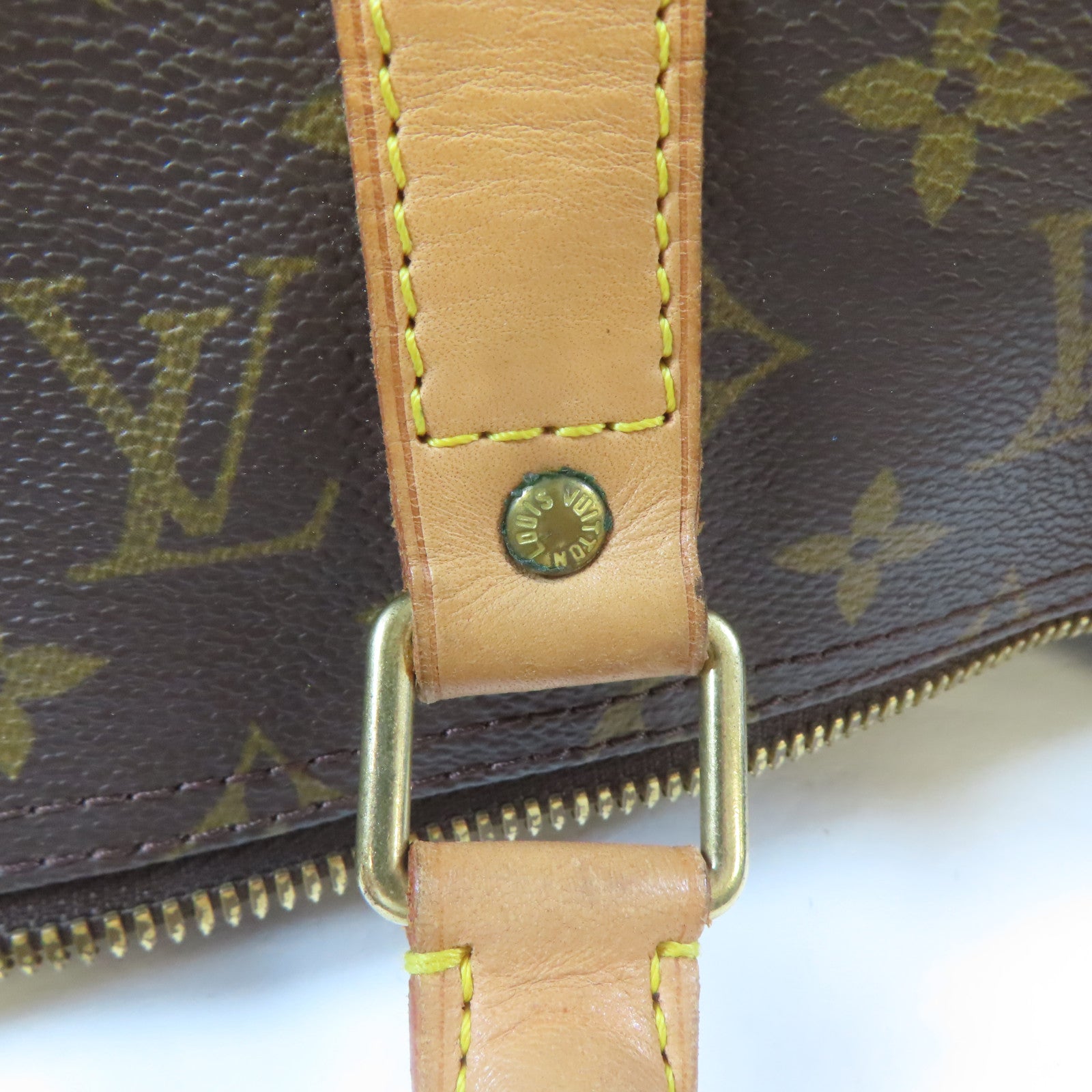 LOUIS VUITTON Monogram Keepall Bandouliere 50 Travel Bag金扣手挽肩背兩用袋啡色