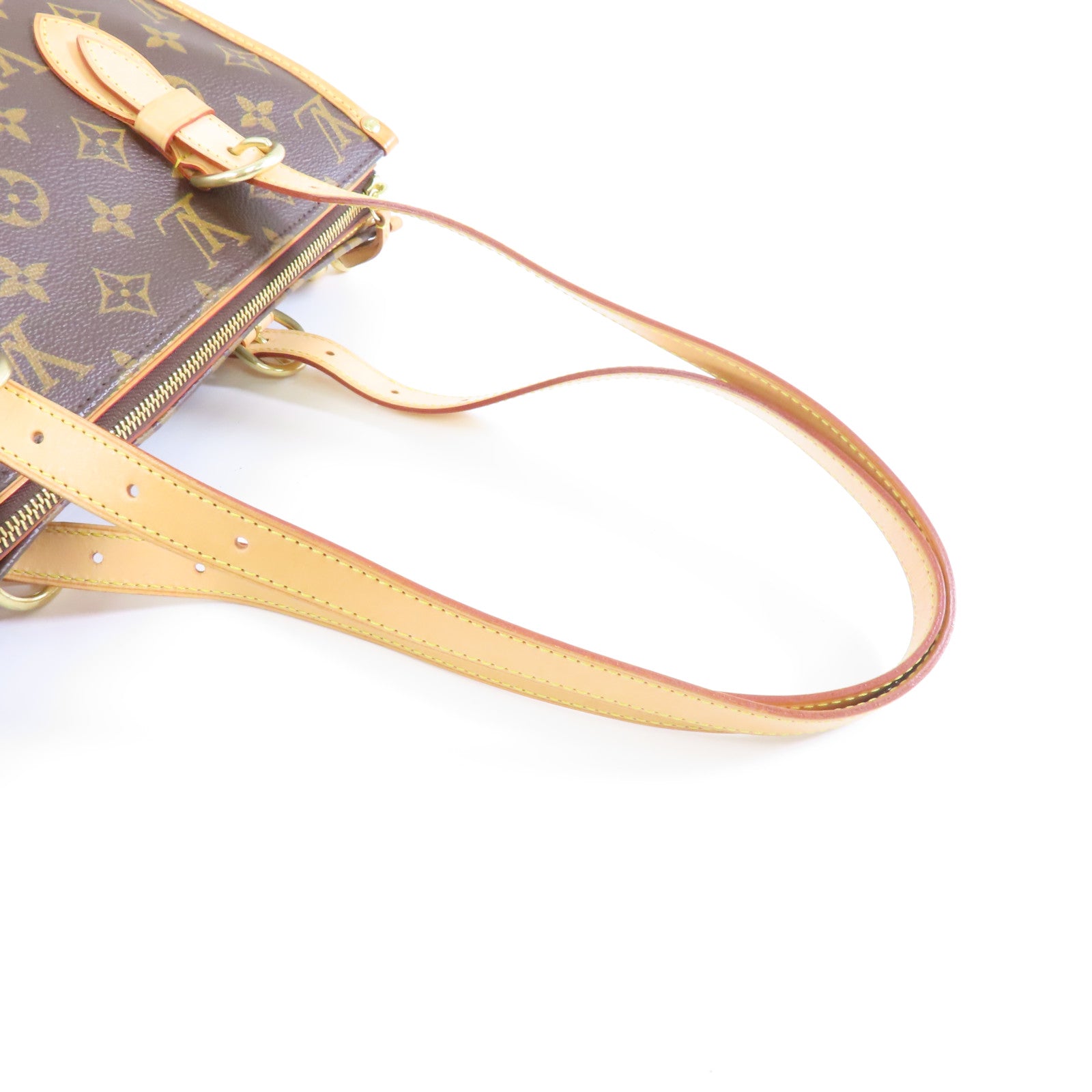 LOUIS VUITTON Monogram Popincourt Haut金扣肩背袋啡色