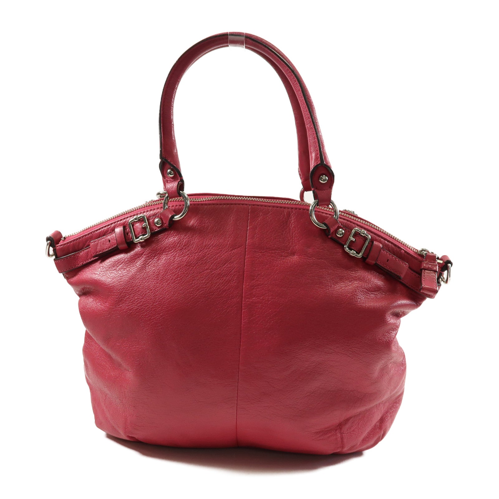 COACH 牛皮皮革2 Way Shoulder手挽肩背兩用袋