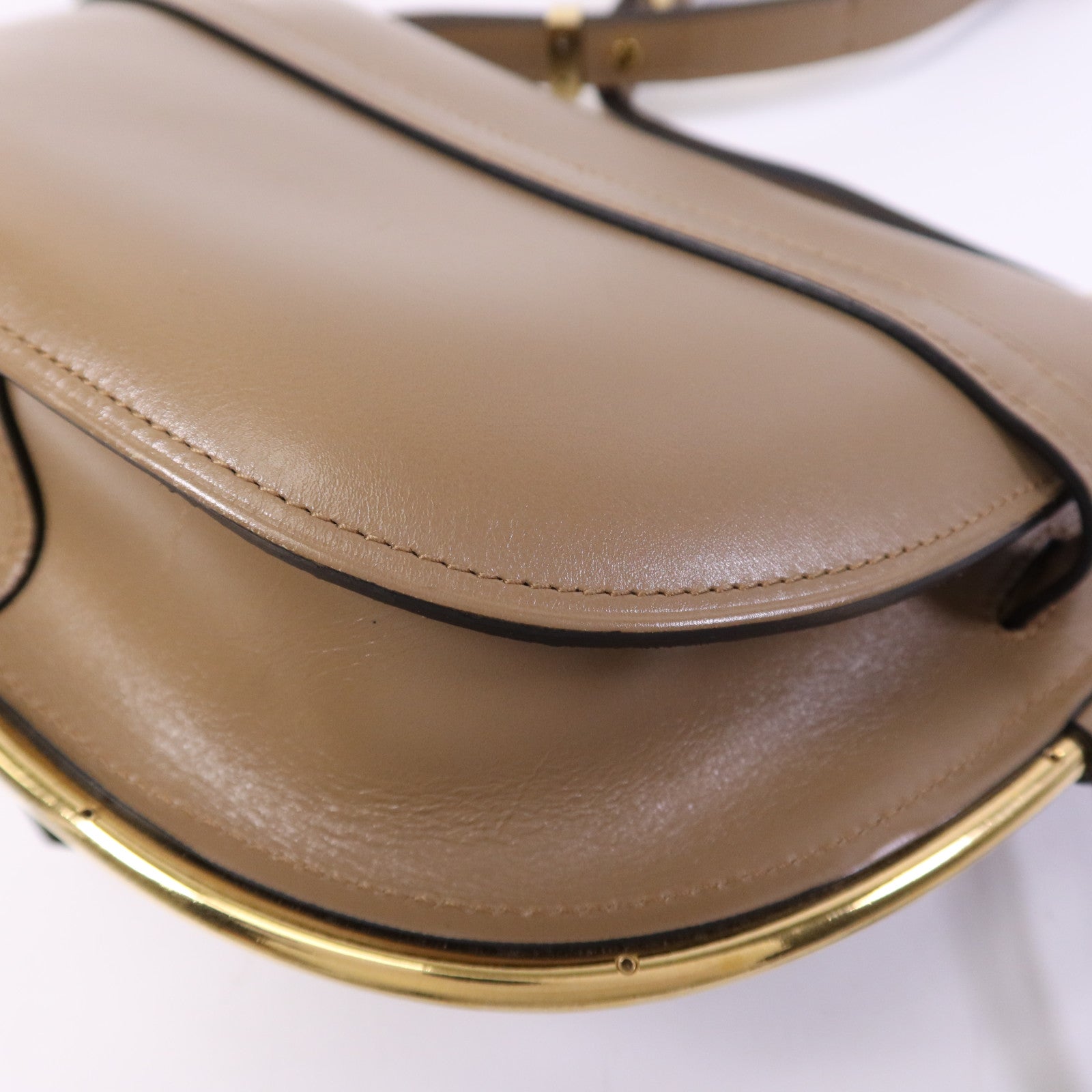 LOEWE 【激減優惠】牛皮皮革Gate金扣手挽袋