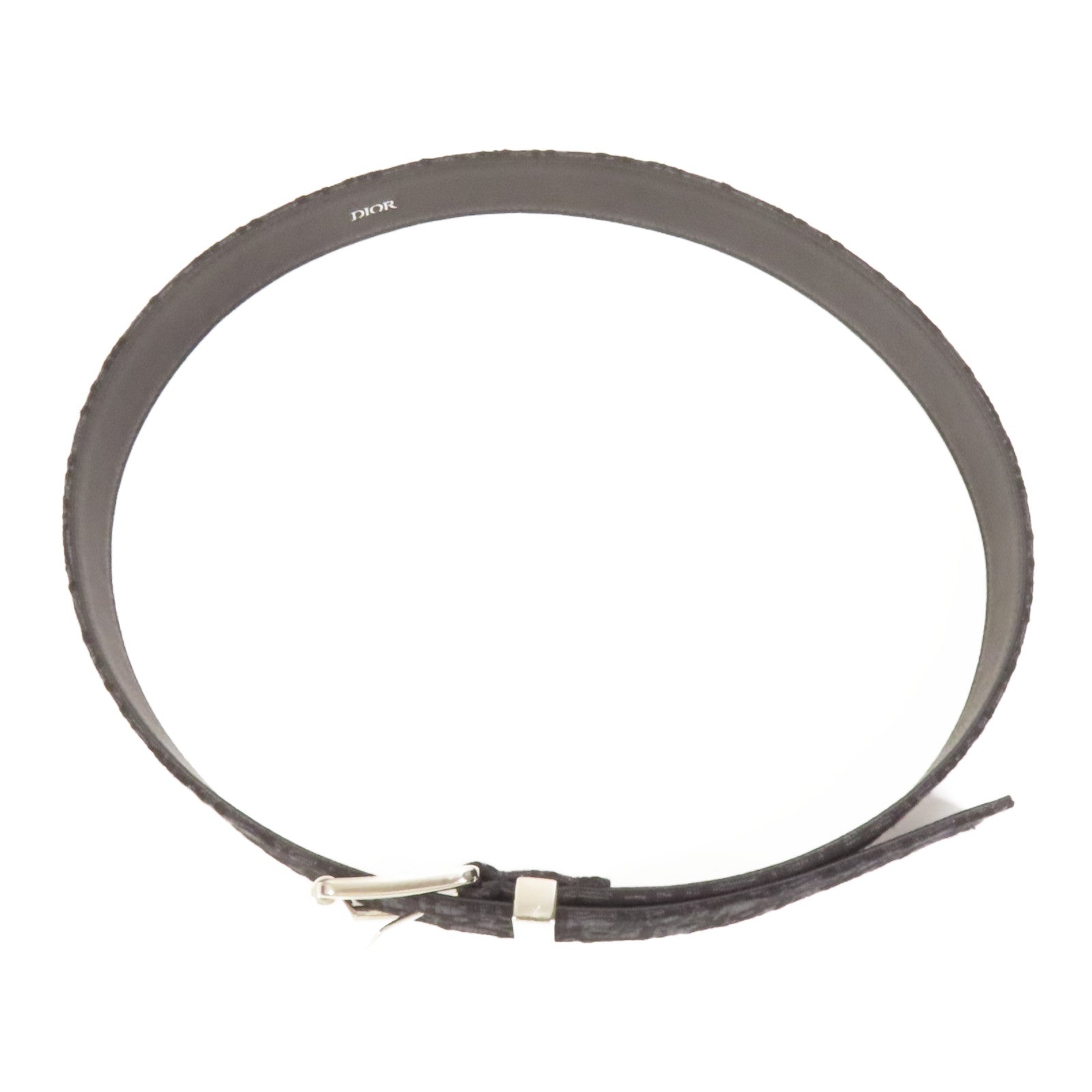 Dior 帆布Casual Melt 35MM DO JAC銀扣皮帶