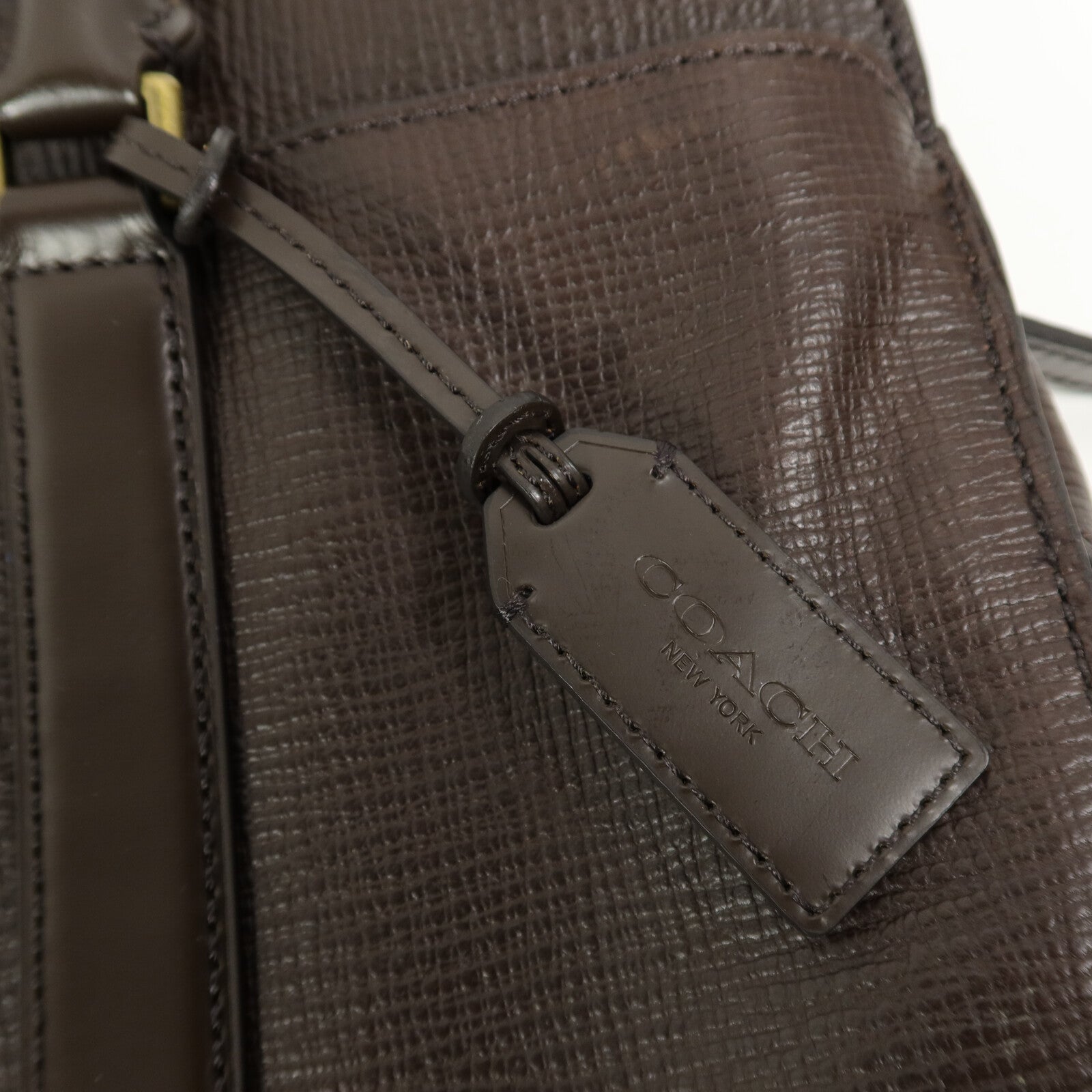 COACH 牛皮皮革Briefcase手挽袋