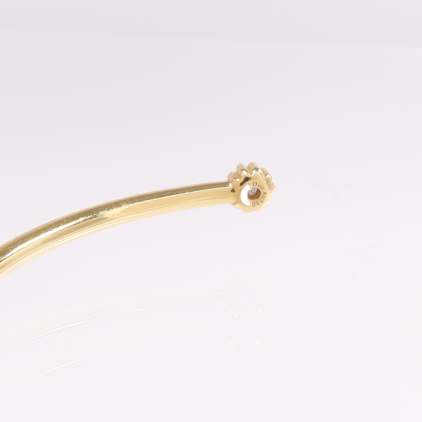 Dior 18K黃金Rose Des Vents Bracelet珍珠母貝/鑽石手鐲