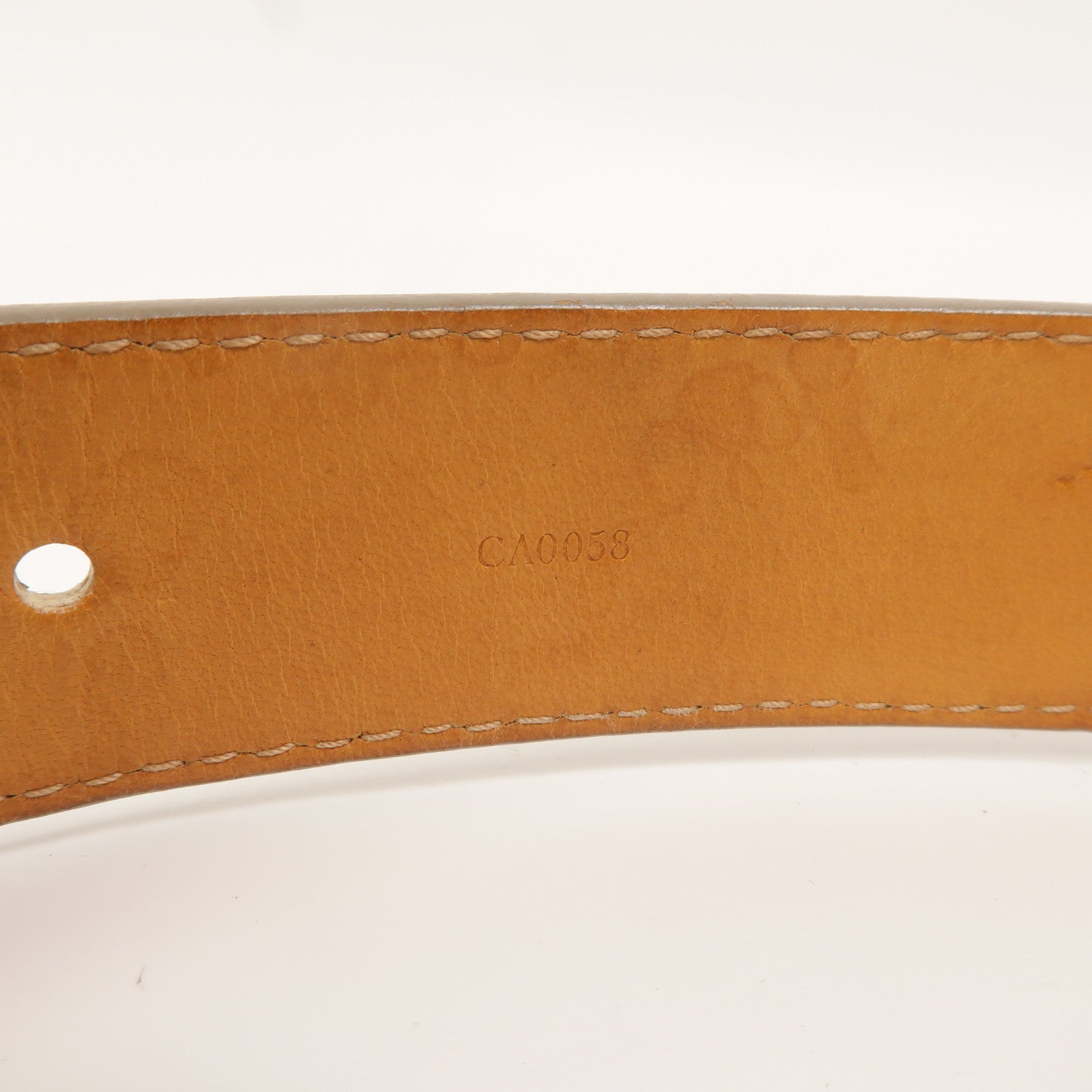 LOUIS VUITTON Epi Intiales Belt 85cm皮帶
