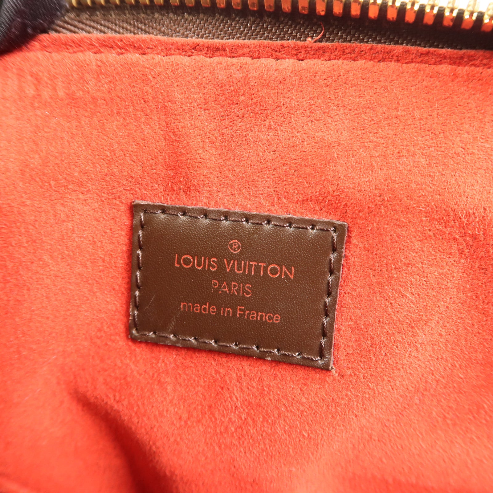 LOUIS VUITTON Damier Trevi金扣手挽肩背兩用袋