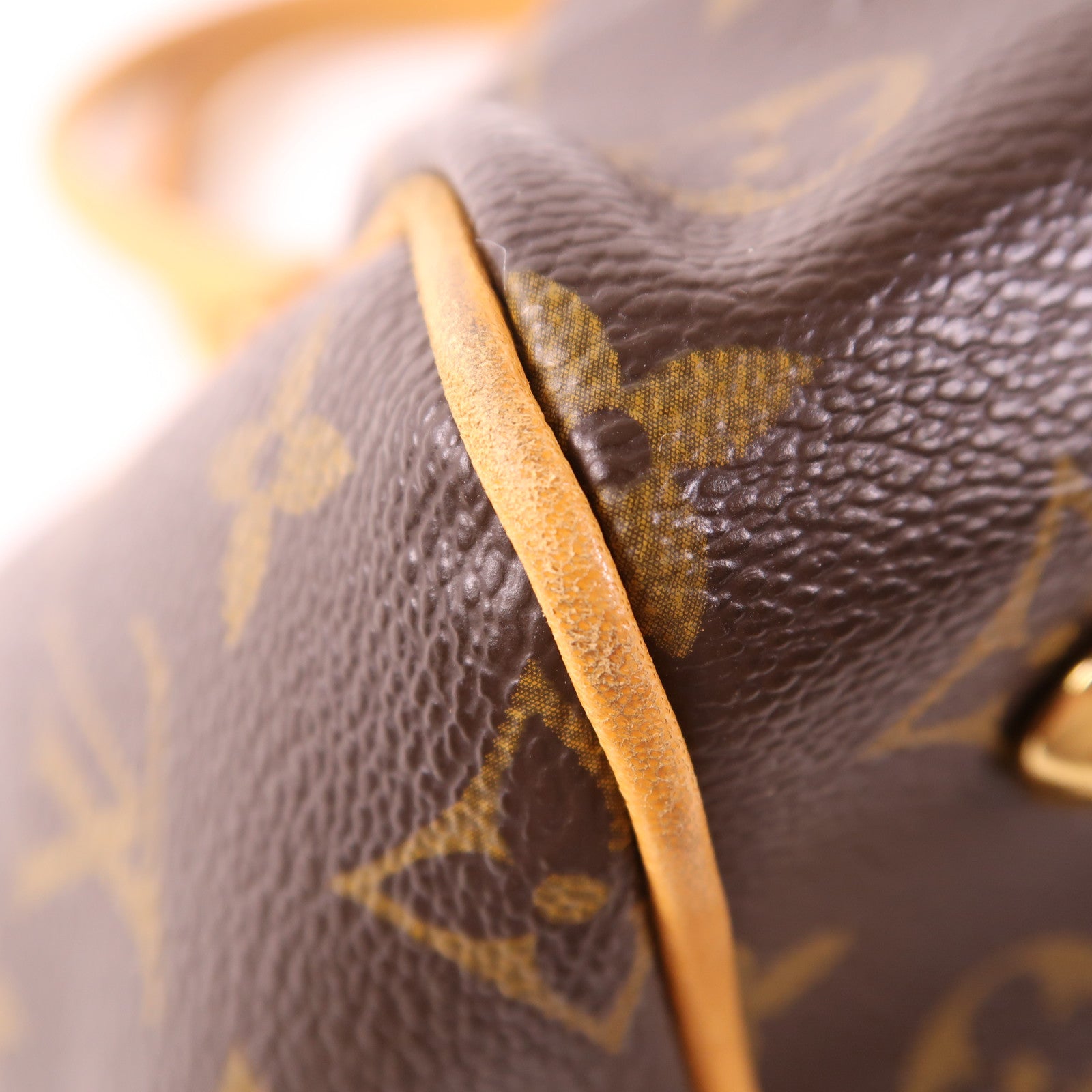 LOUIS VUITTON Monogram Tivoli PM金扣手挽袋
