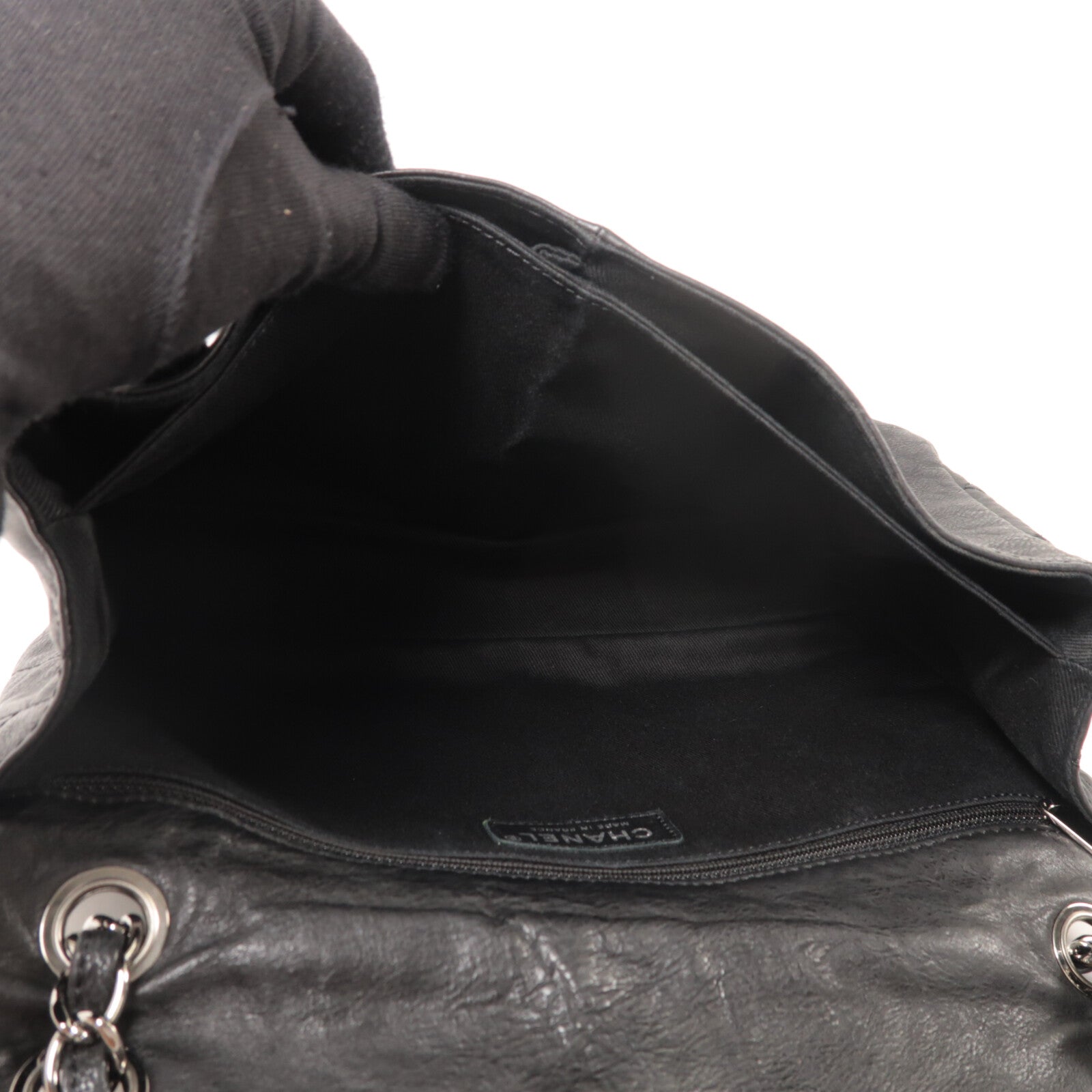 CHANEL 牛皮皮革Chain Shoulder鏈帶肩背袋
