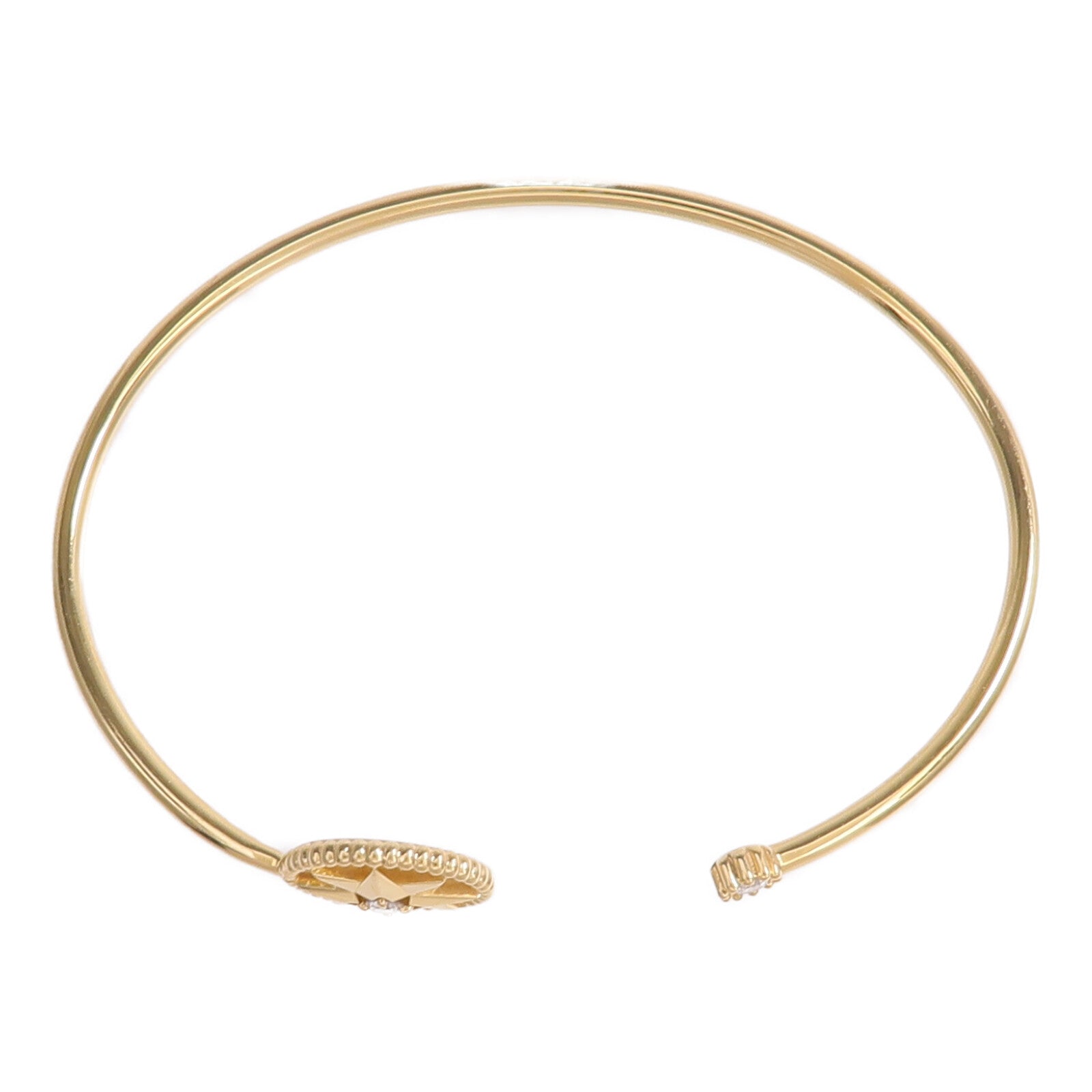 Dior 18K黃金Rose Des Vents Bracelet珍珠母貝/鑽石手鐲
