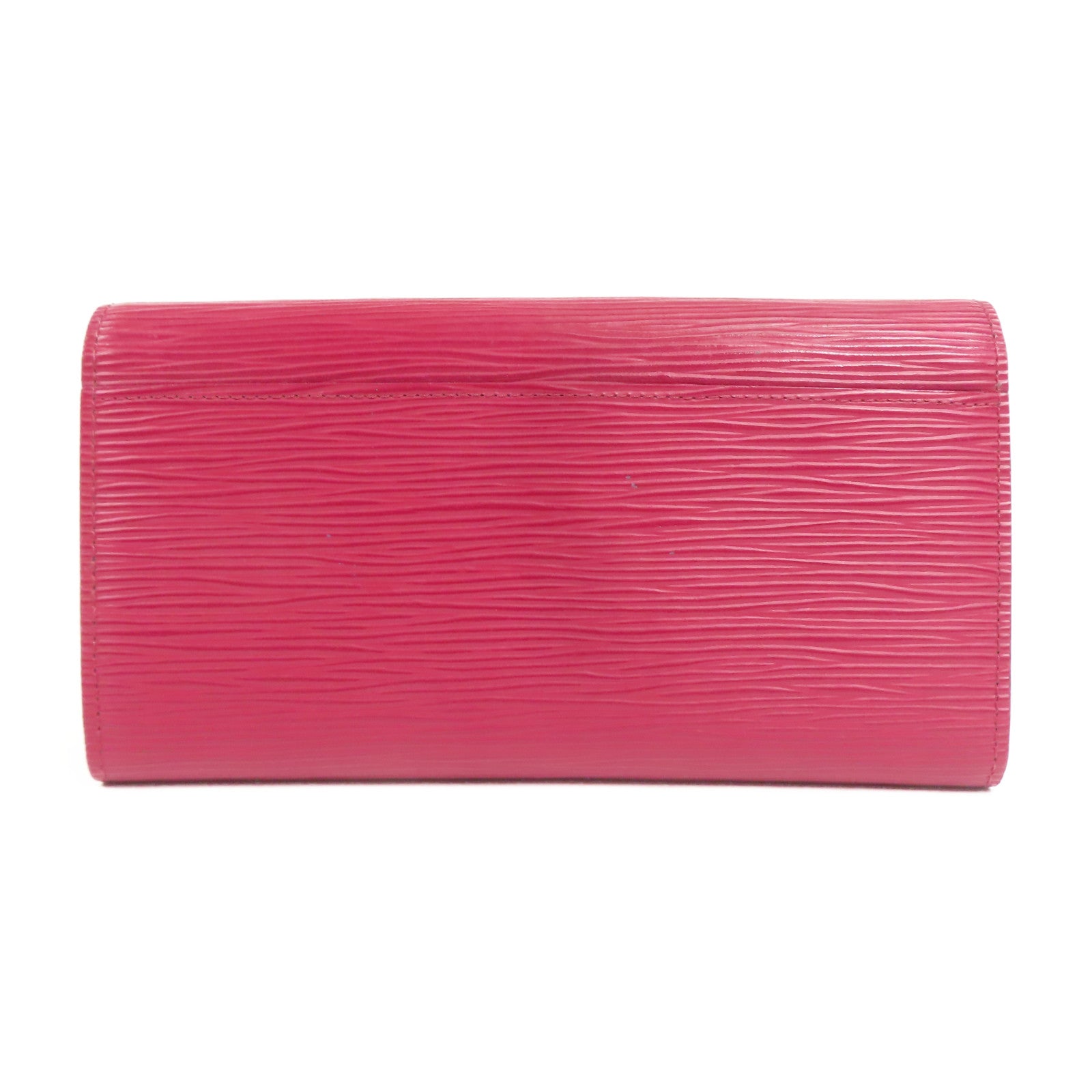 LOUIS VUITTON Epi Long Wallet銀扣長錢包