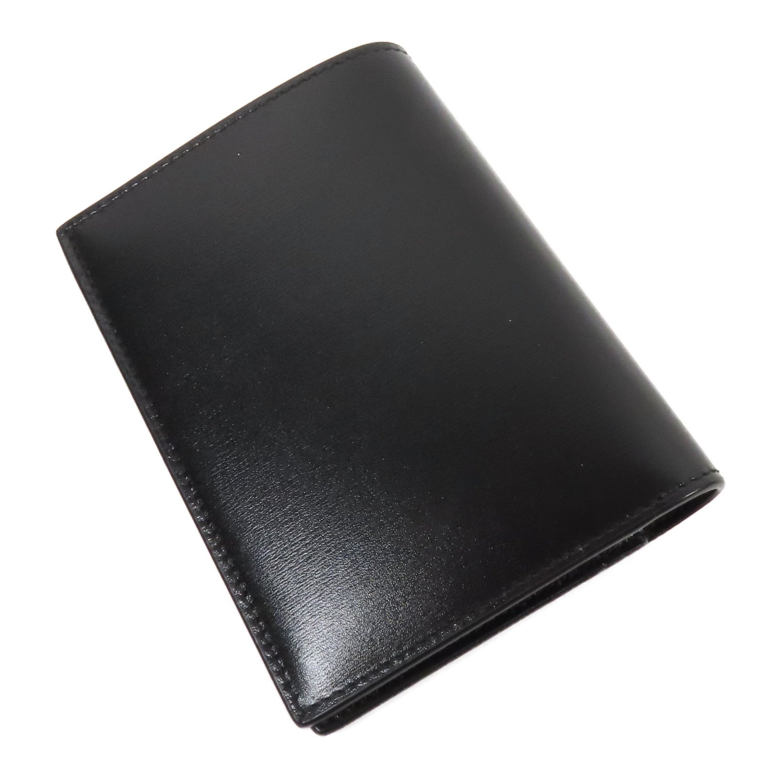 SAINT LAURENT 皮革Card Case銀扣卡片套