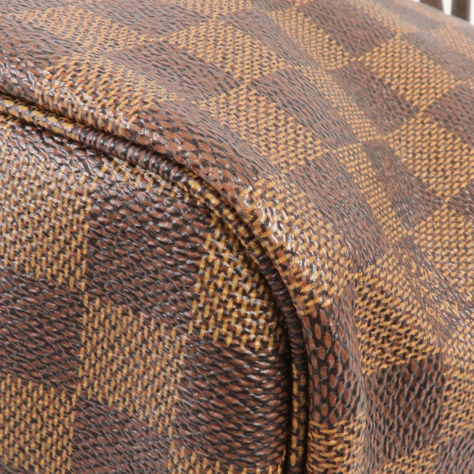 LOUIS VUITTON Damier Neverfull MM金扣肩背袋/手挽袋