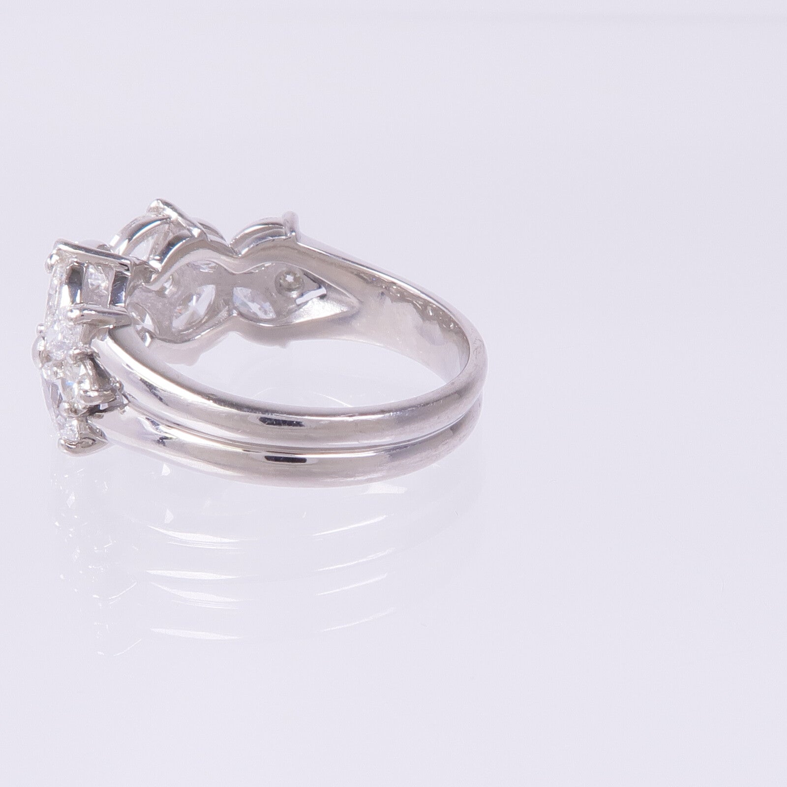 JEWELRY 【激減優惠】PT900鉑金Diamond Ring鑽石戒指US#6
