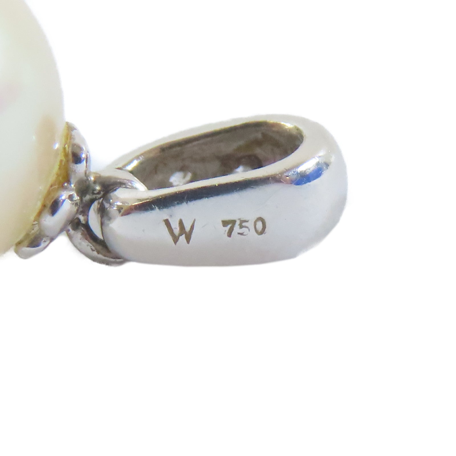 JEWELRY 【激減優惠】18K白金Pearl Top 1.44g珍珠吊墜
