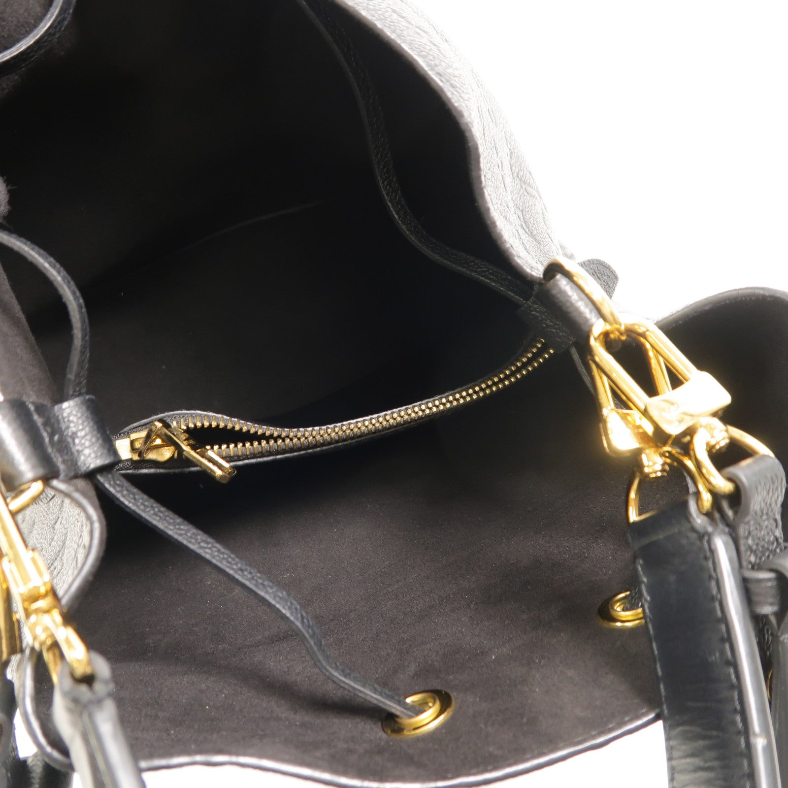 LOUIS VUITTON Monogram Empreinte NeoNoe MM手挽肩背兩用袋