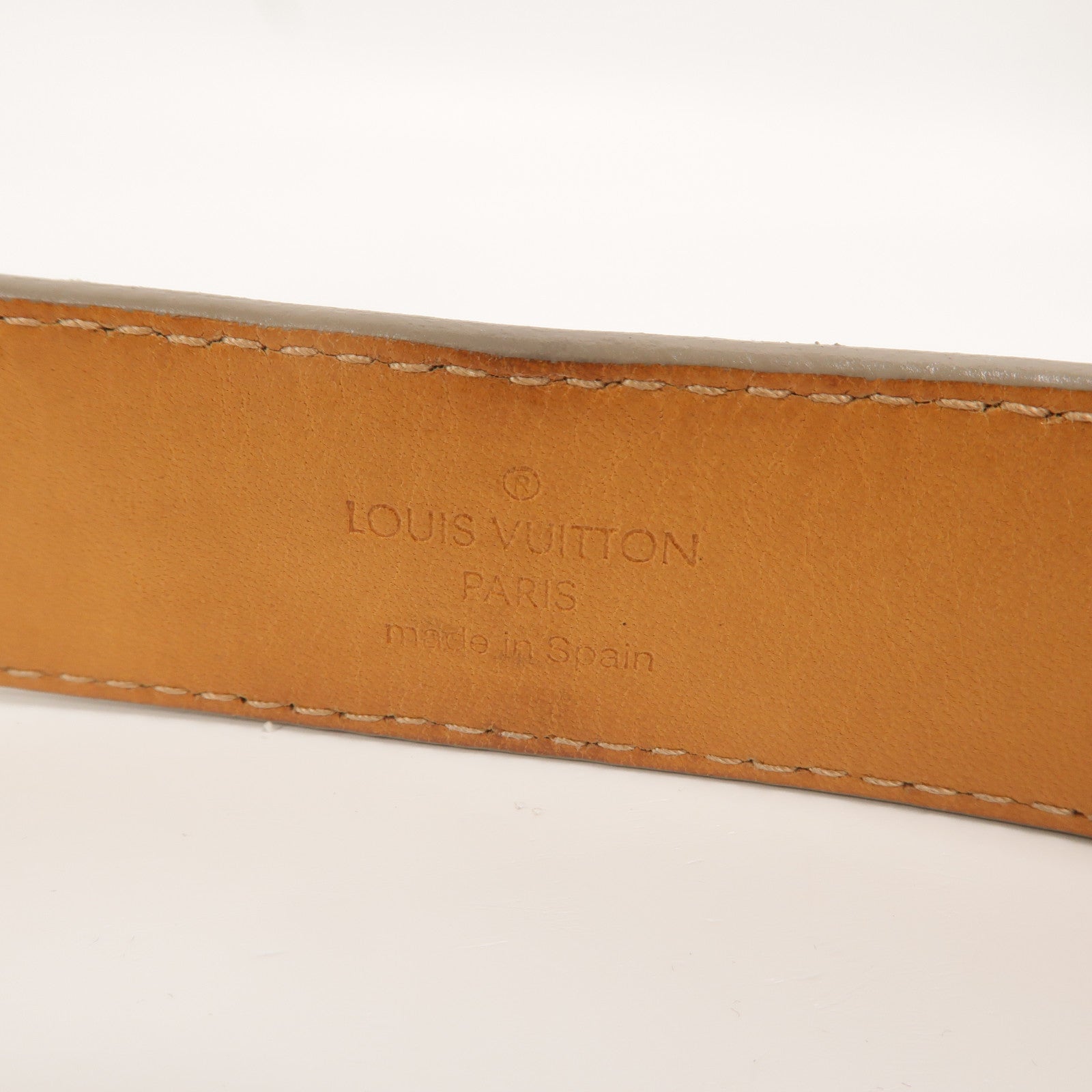 LOUIS VUITTON Epi Intiales Belt 85cm皮帶