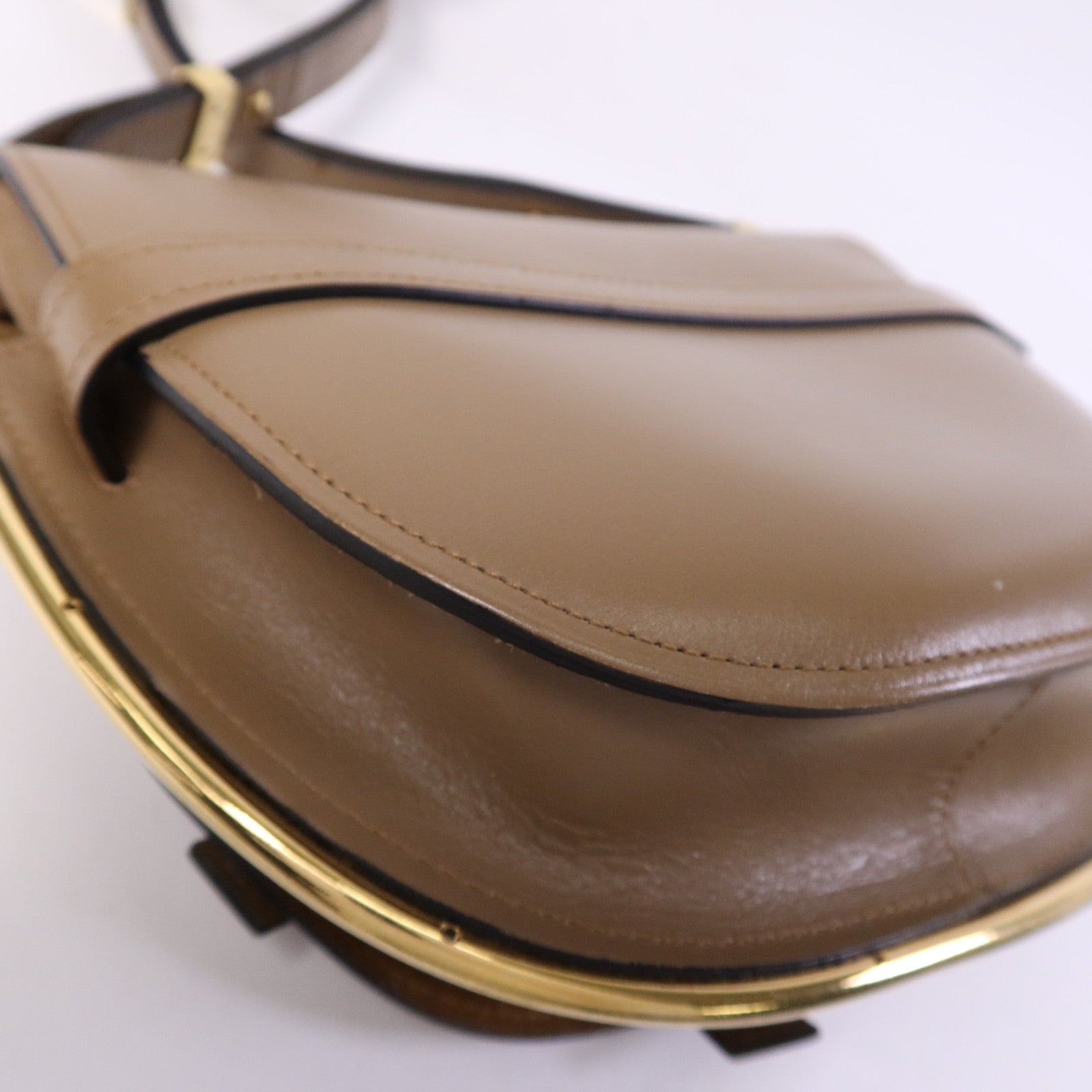 LOEWE 【激減優惠】牛皮皮革Gate金扣手挽袋