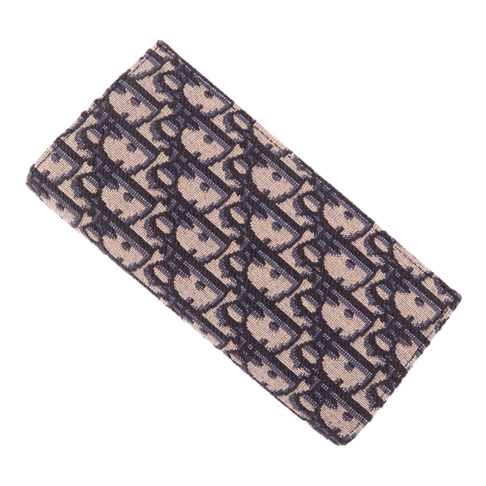 Dior 帆布Long Wallet銀扣長錢包