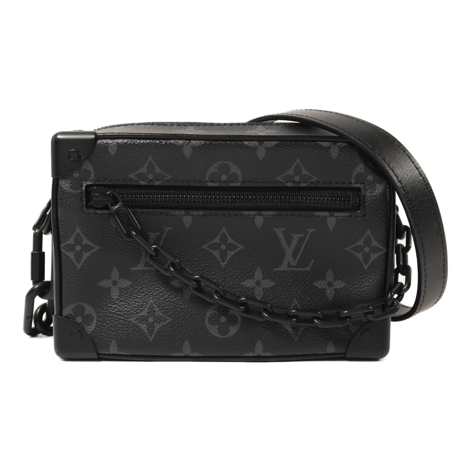 LOUIS VUITTON Monogram Eclipse Mini Soft Trunk肩背袋