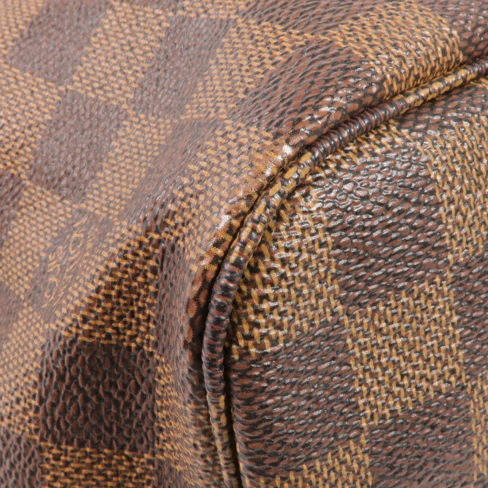 LOUIS VUITTON Damier Neverfull MM金扣肩背袋/手挽袋
