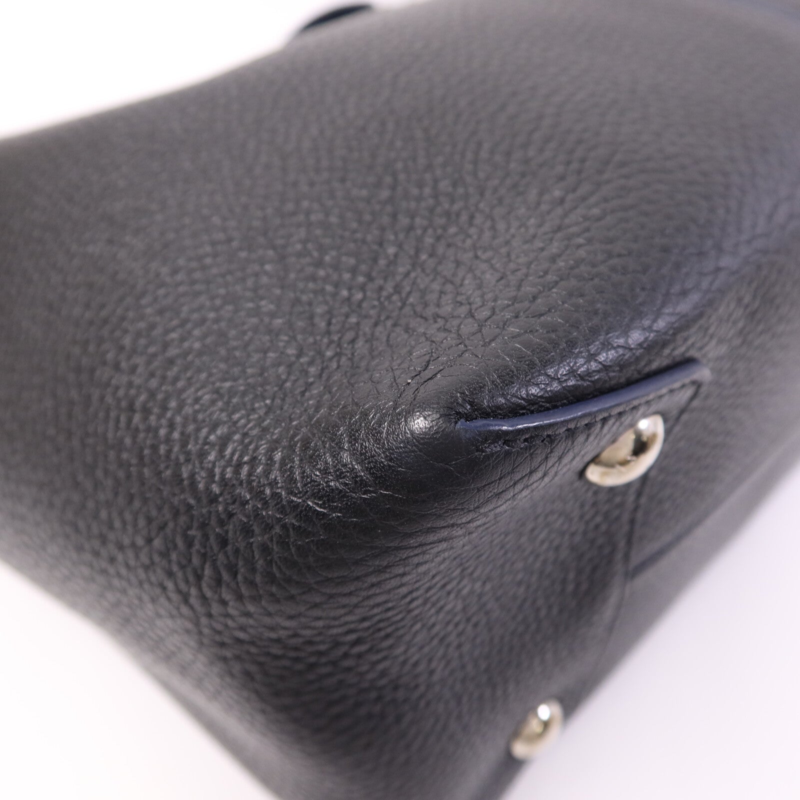LOUIS VUITTON Taurillon Pernelle銀扣手挽肩背兩用袋