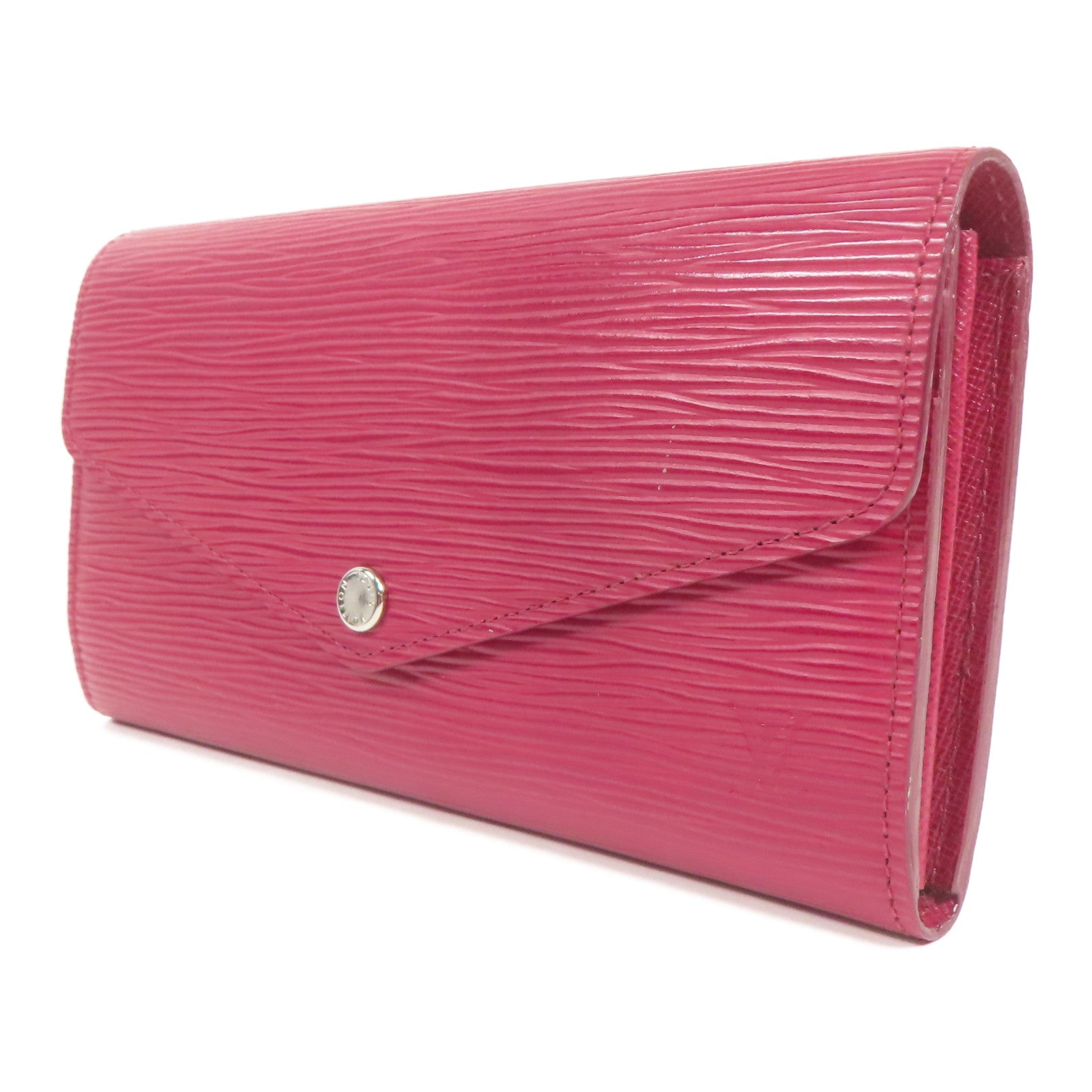 LOUIS VUITTON LV SHW Long Wallet M60580 Epi Leather Red