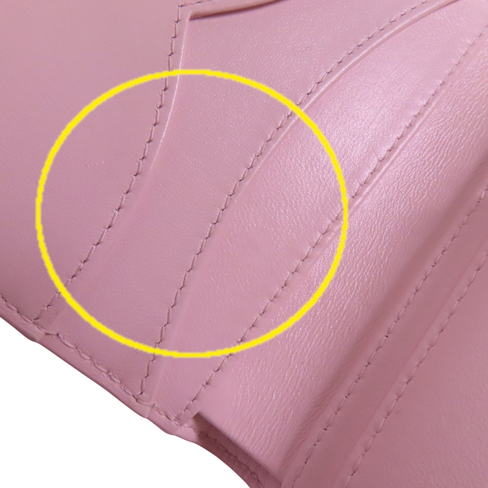 Dior 羊皮皮革Dioramour Dior Short Wallet金扣短錢包