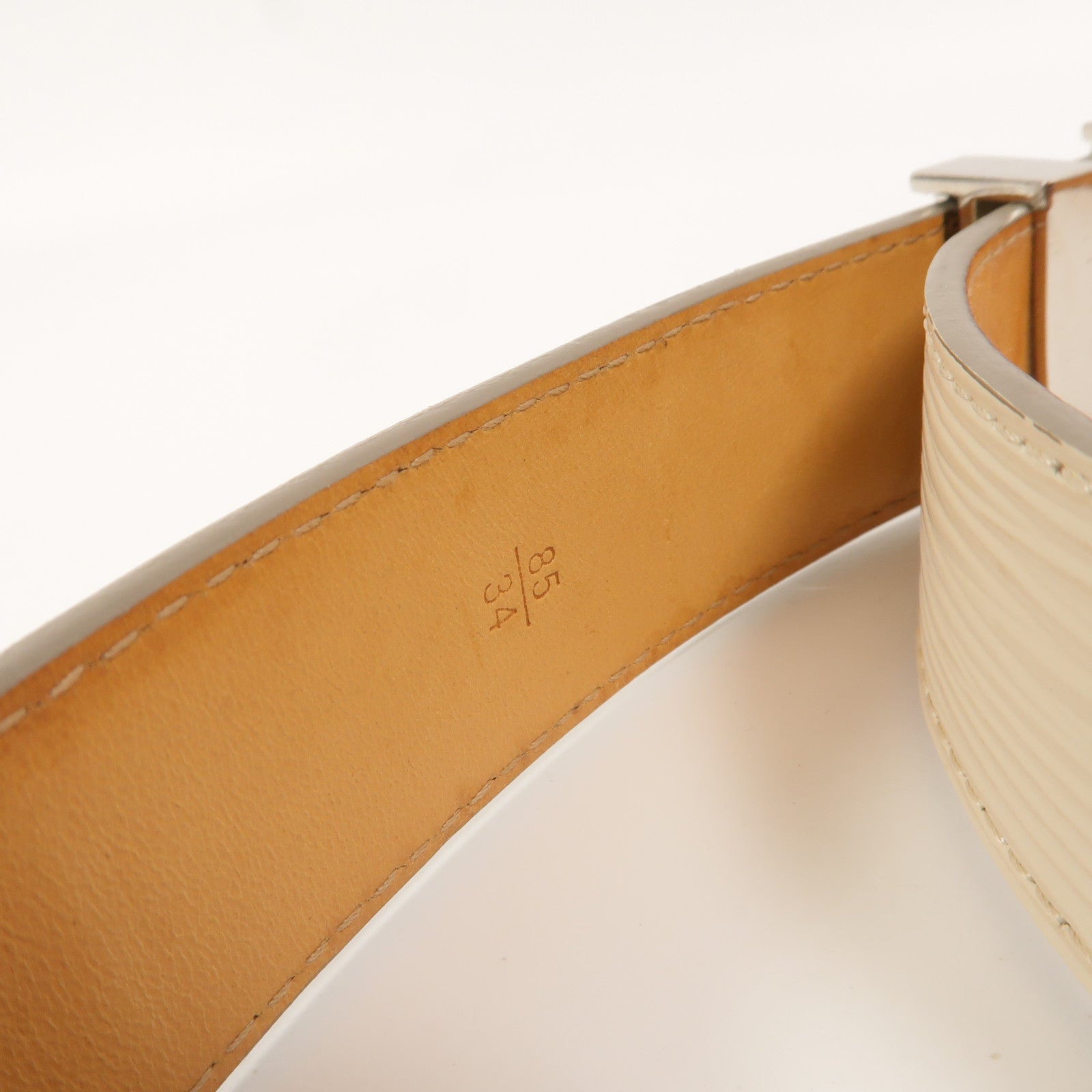 LOUIS VUITTON Epi Intiales Belt 85cm皮帶