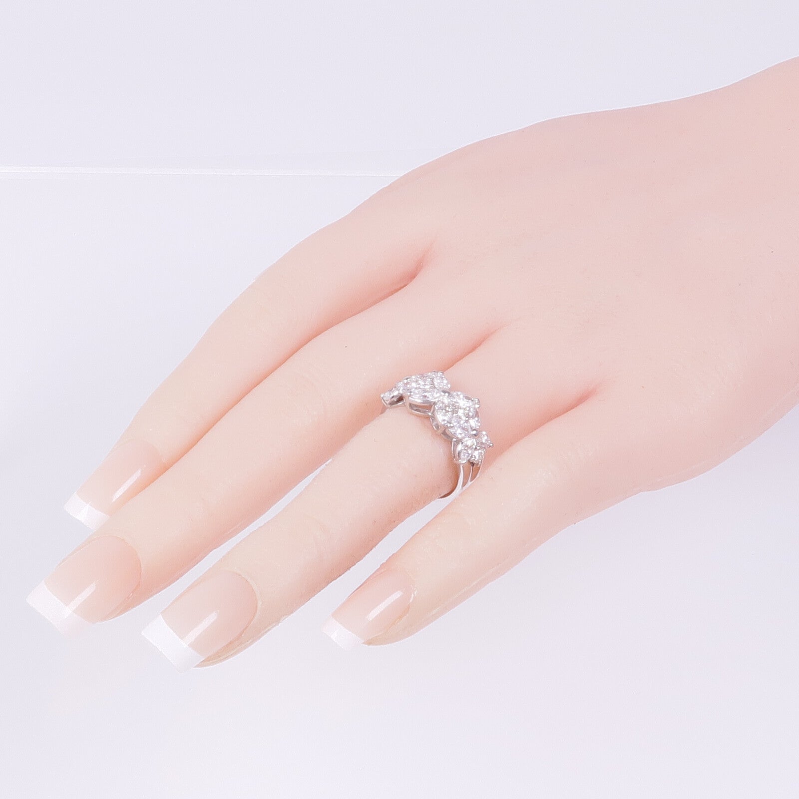 JEWELRY 【激減優惠】PT900鉑金Diamond Ring鑽石戒指US#6