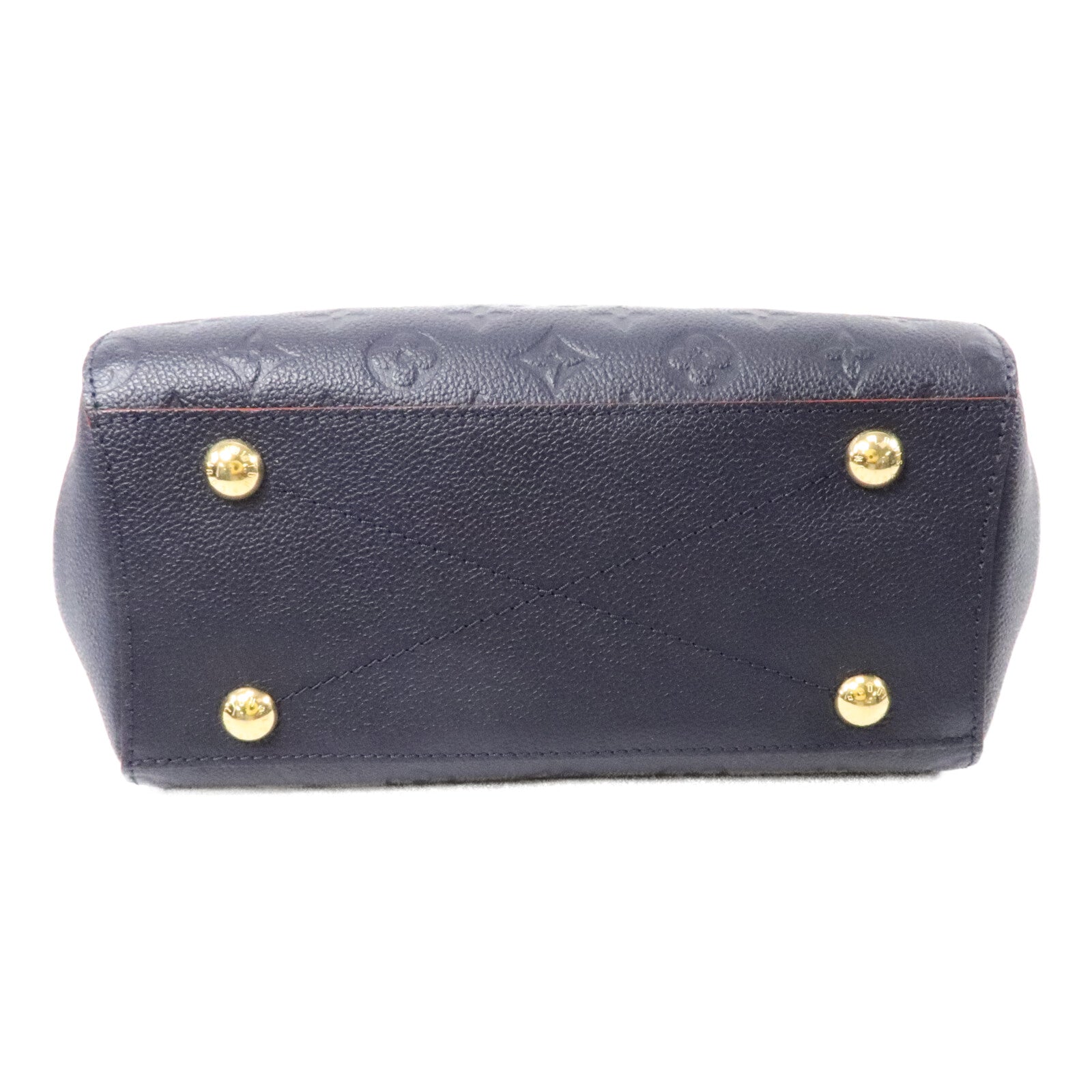 LOUIS VUITTON Monogram Empreinte Montaigne BB手挽肩背兩用袋