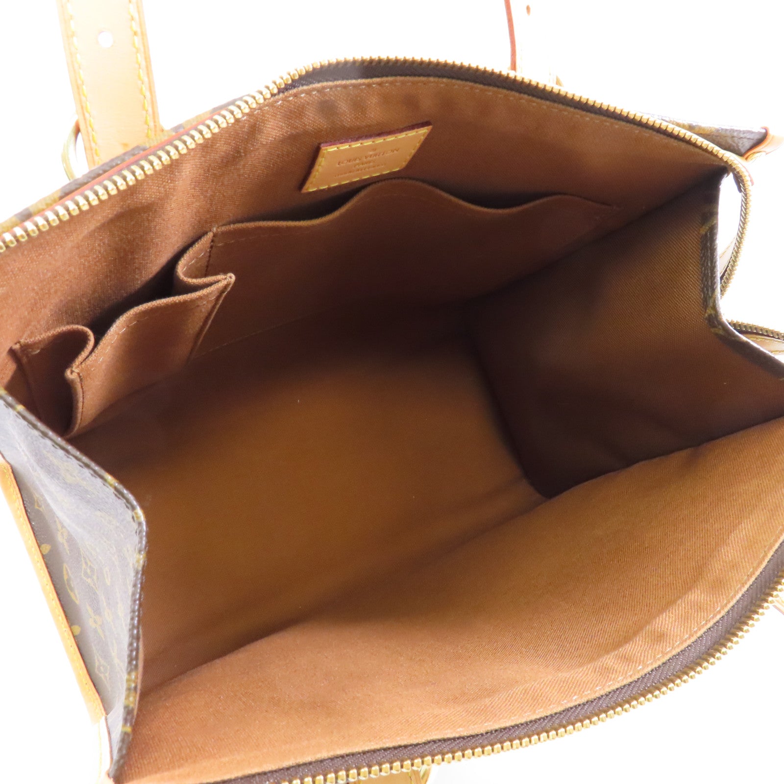 LOUIS VUITTON Monogram Popincourt Haut金扣肩背袋啡色
