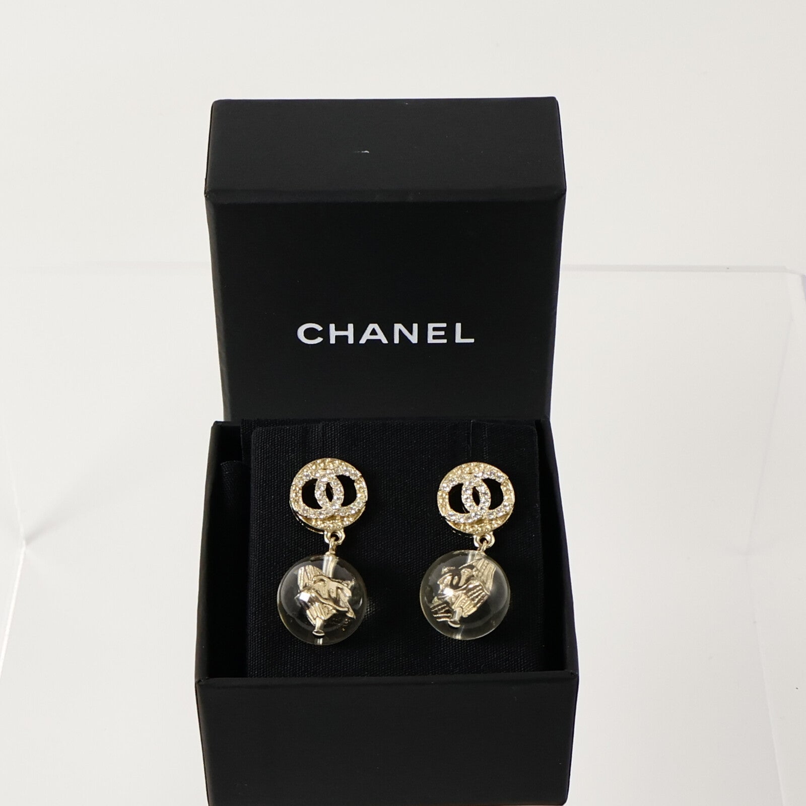 CHANEL 金屬/PVC Earrings耳環
