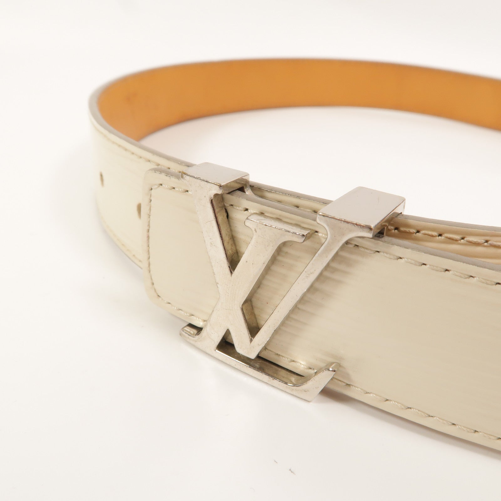 LOUIS VUITTON Epi Intiales Belt 85cm皮帶