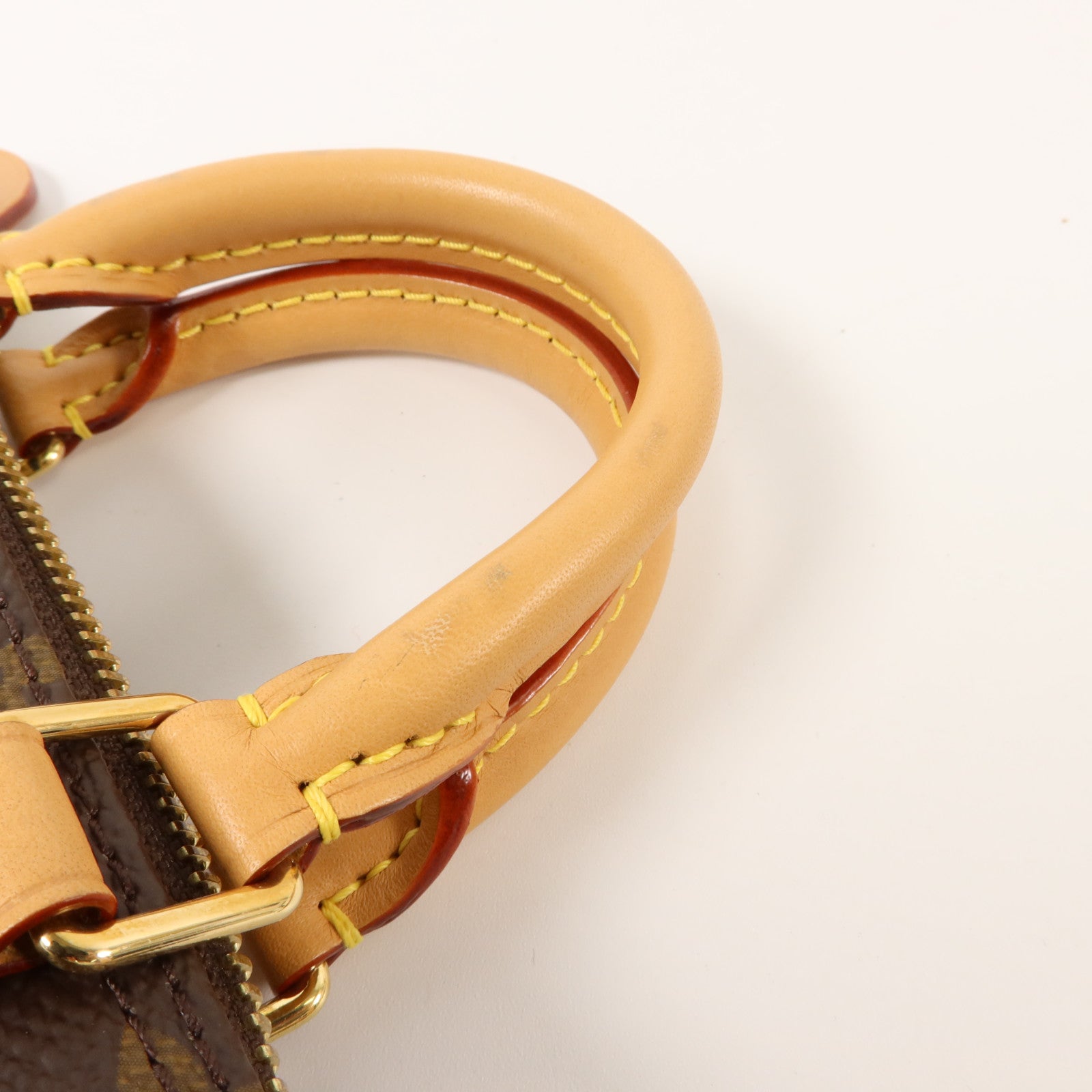 LOUIS VUITTON Monogram Nano Speedy金扣手挽肩背兩用袋