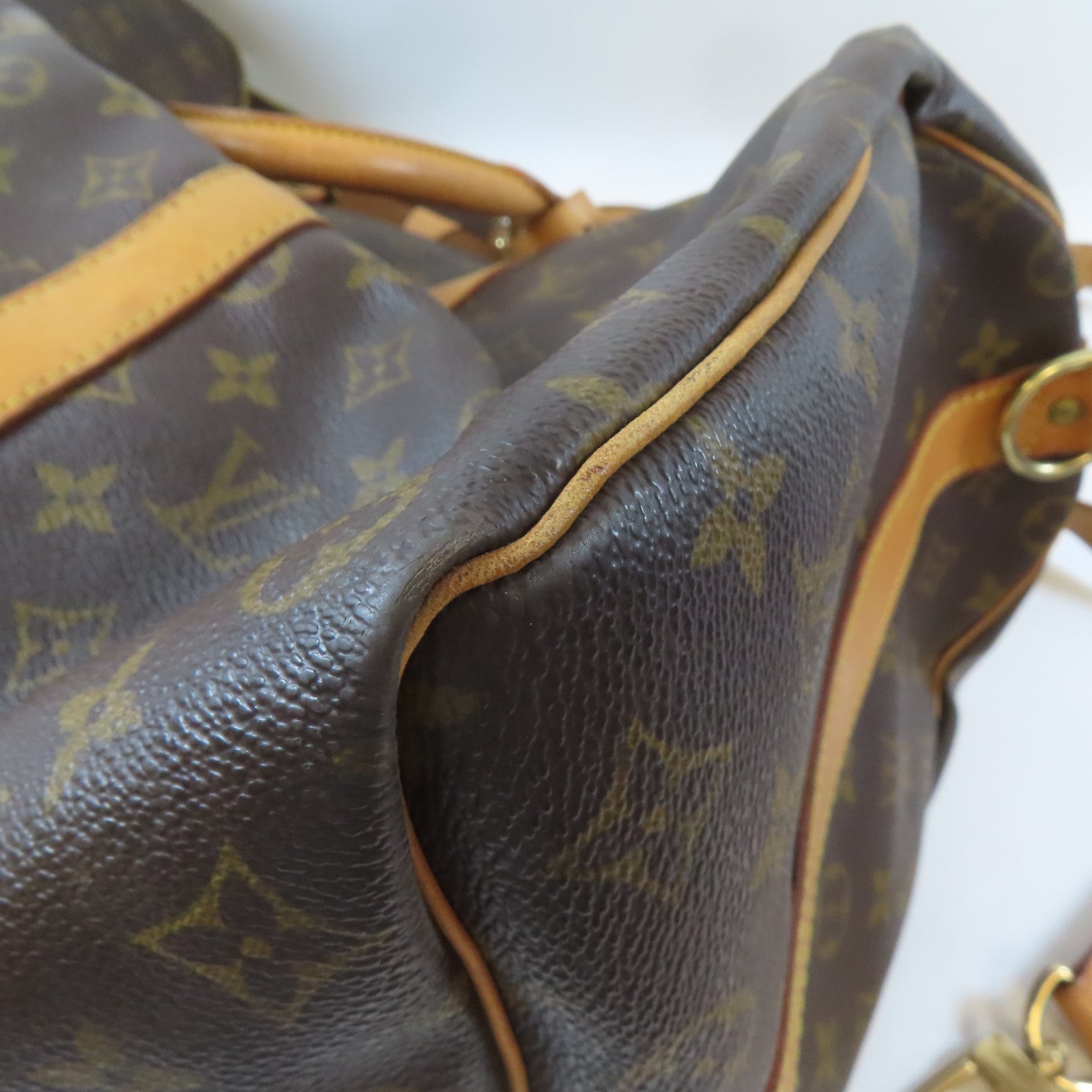 LOUIS VUITTON Monogram Keepall Bandouliere 50 Travel Bag金扣手挽肩背兩用袋啡色