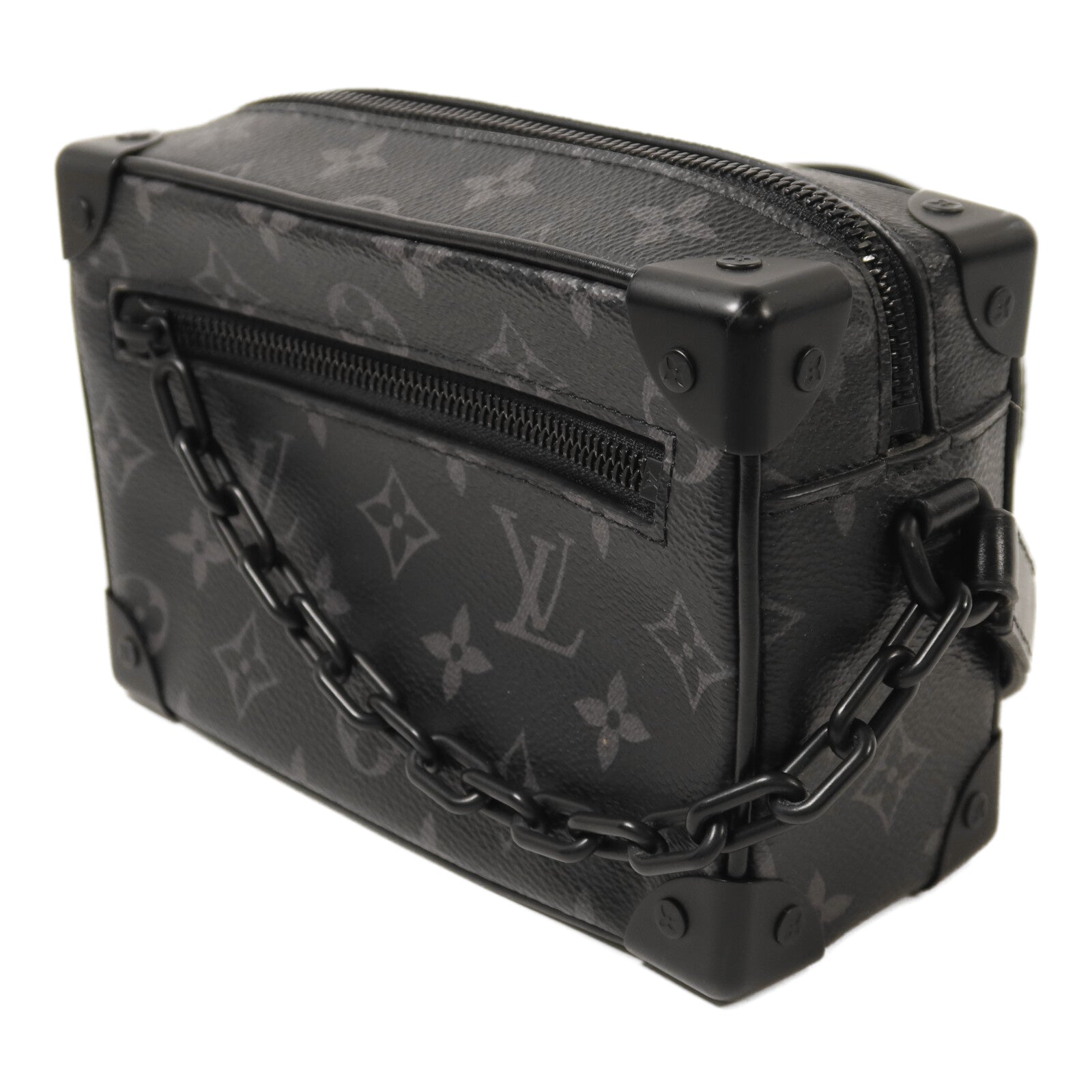 LOUIS VUITTON Monogram Eclipse Mini Soft Trunk肩背袋