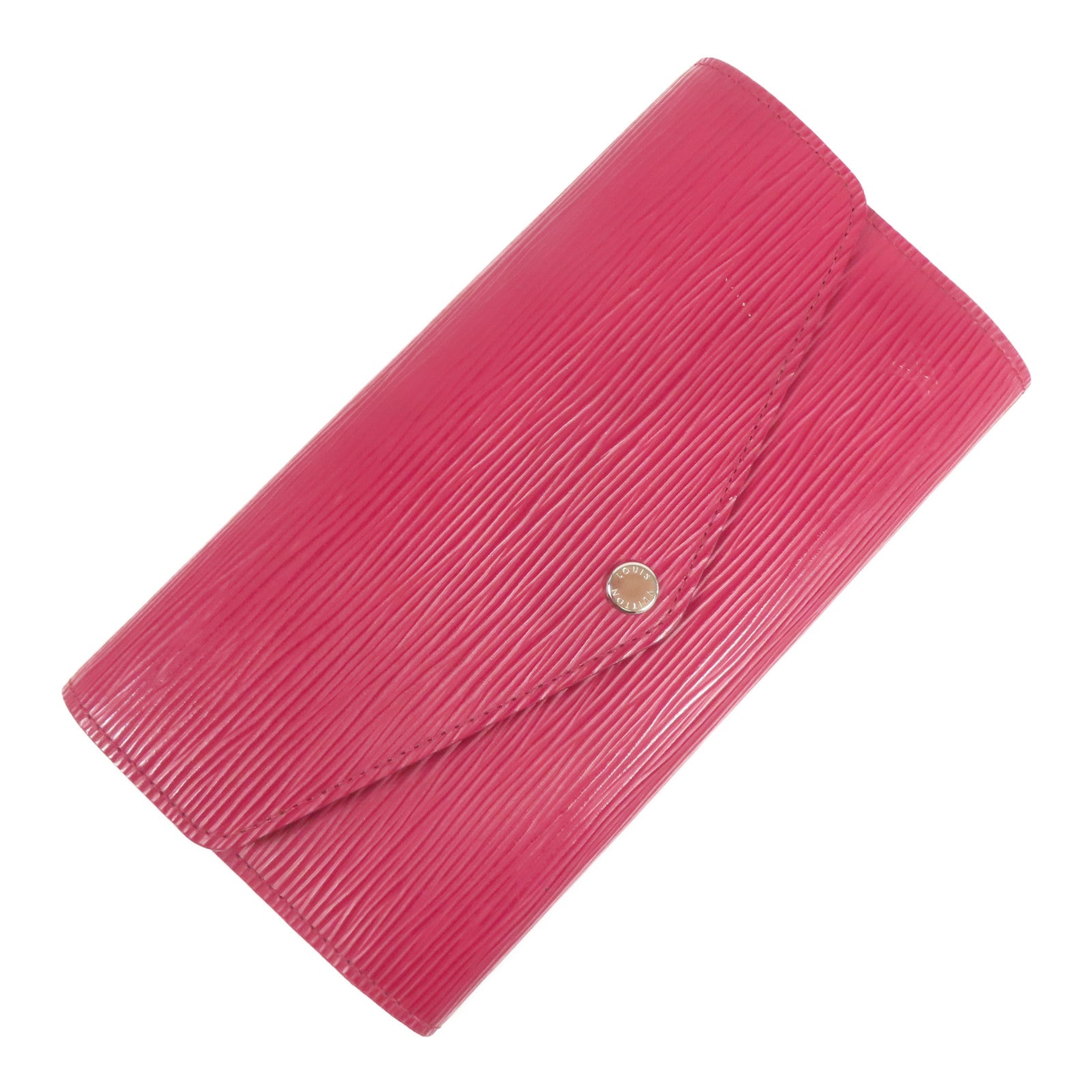 LOUIS VUITTON LV SHW Long Wallet M60580 Epi Leather Red