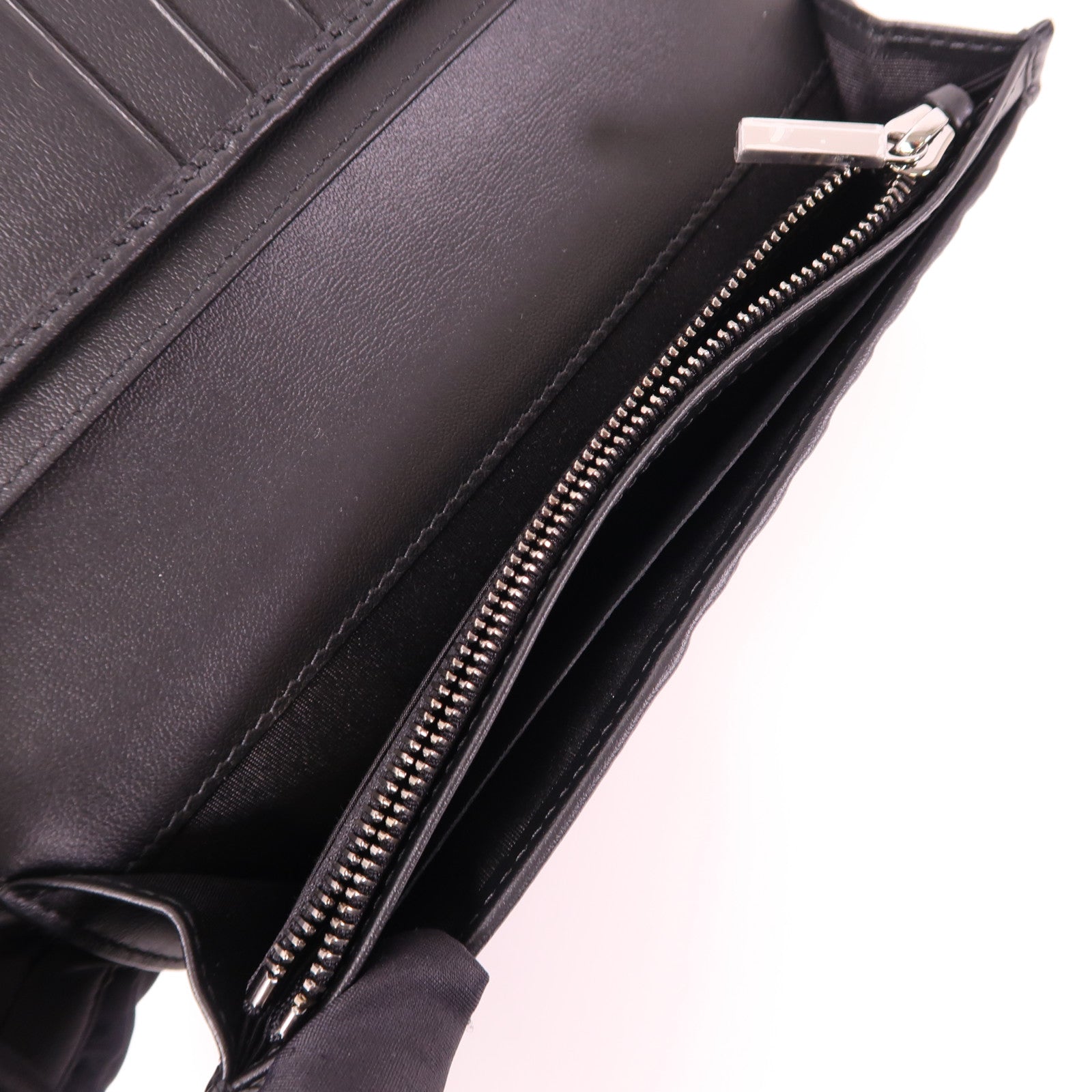 Dior 帆布Long Wallet銀扣長錢包