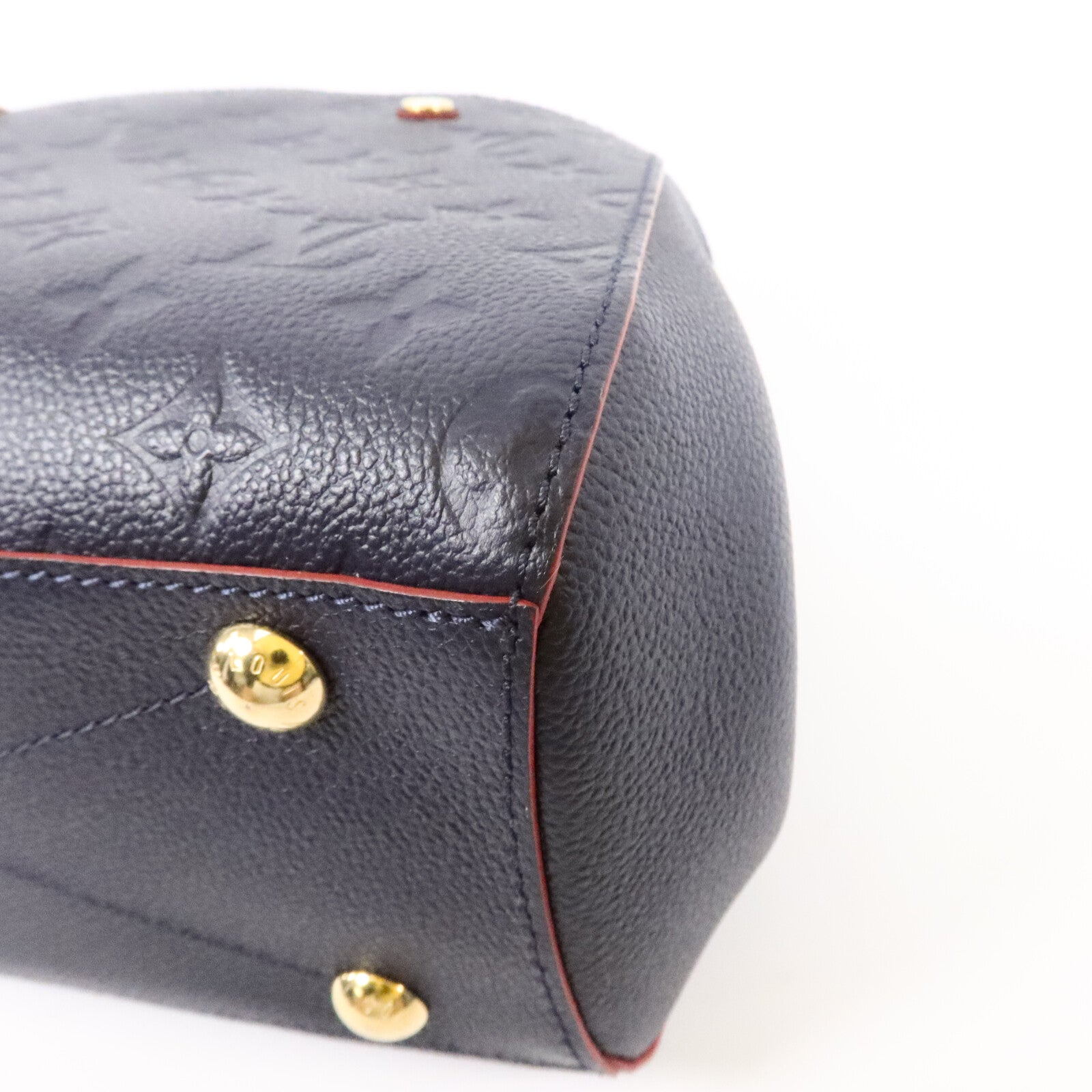 LOUIS VUITTON Monogram Empreinte Montaigne BB手挽肩背兩用袋