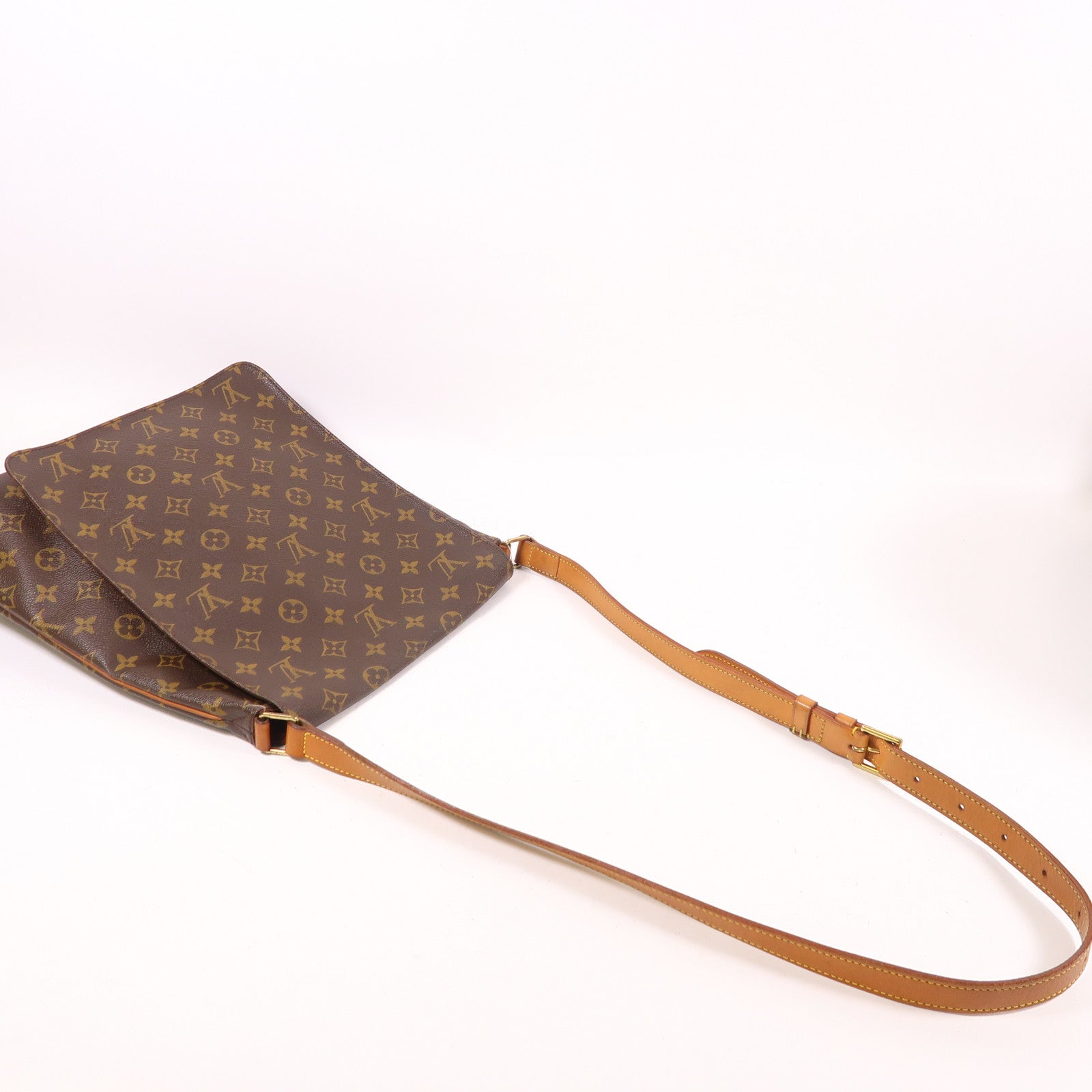 LOUIS VUITTON 【激減優惠】Monogram Musette金扣肩背袋
