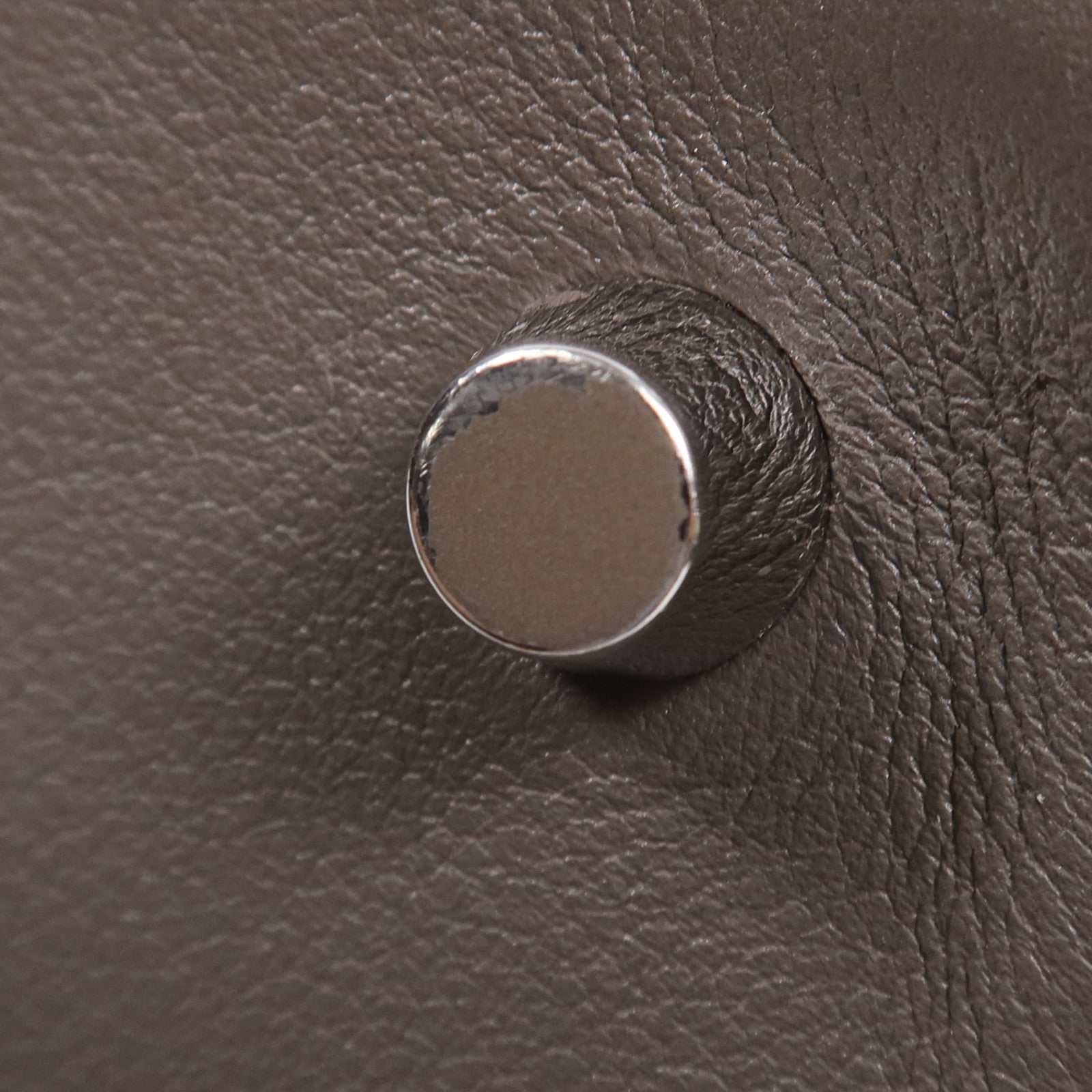 HERMES Evencolor皮革Kelly 32銀扣手挽肩背兩用袋Etain