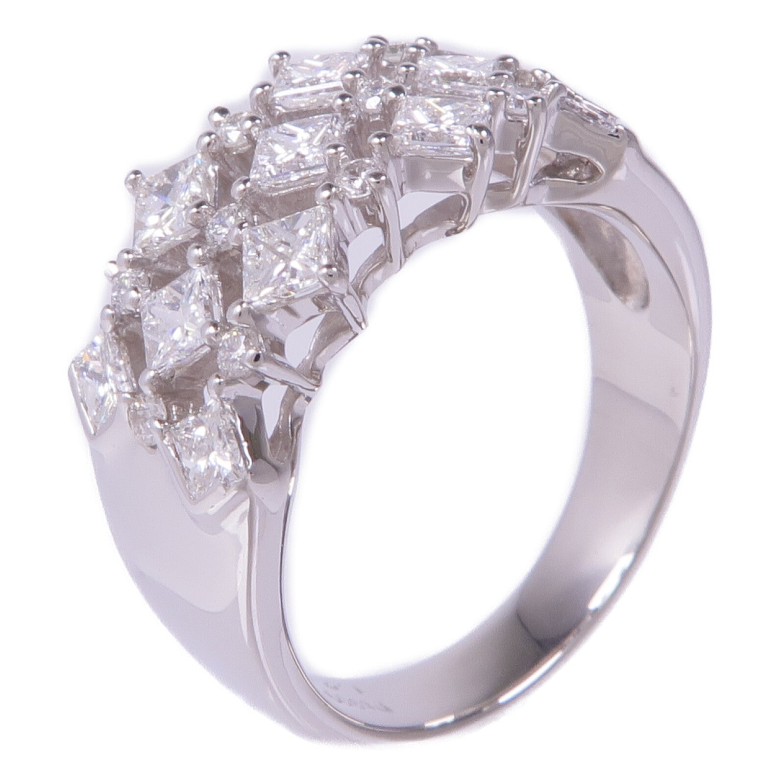 JEWELRY 【激減優惠】PT900鉑金Diamond Ring鑽石戒指US#6.5