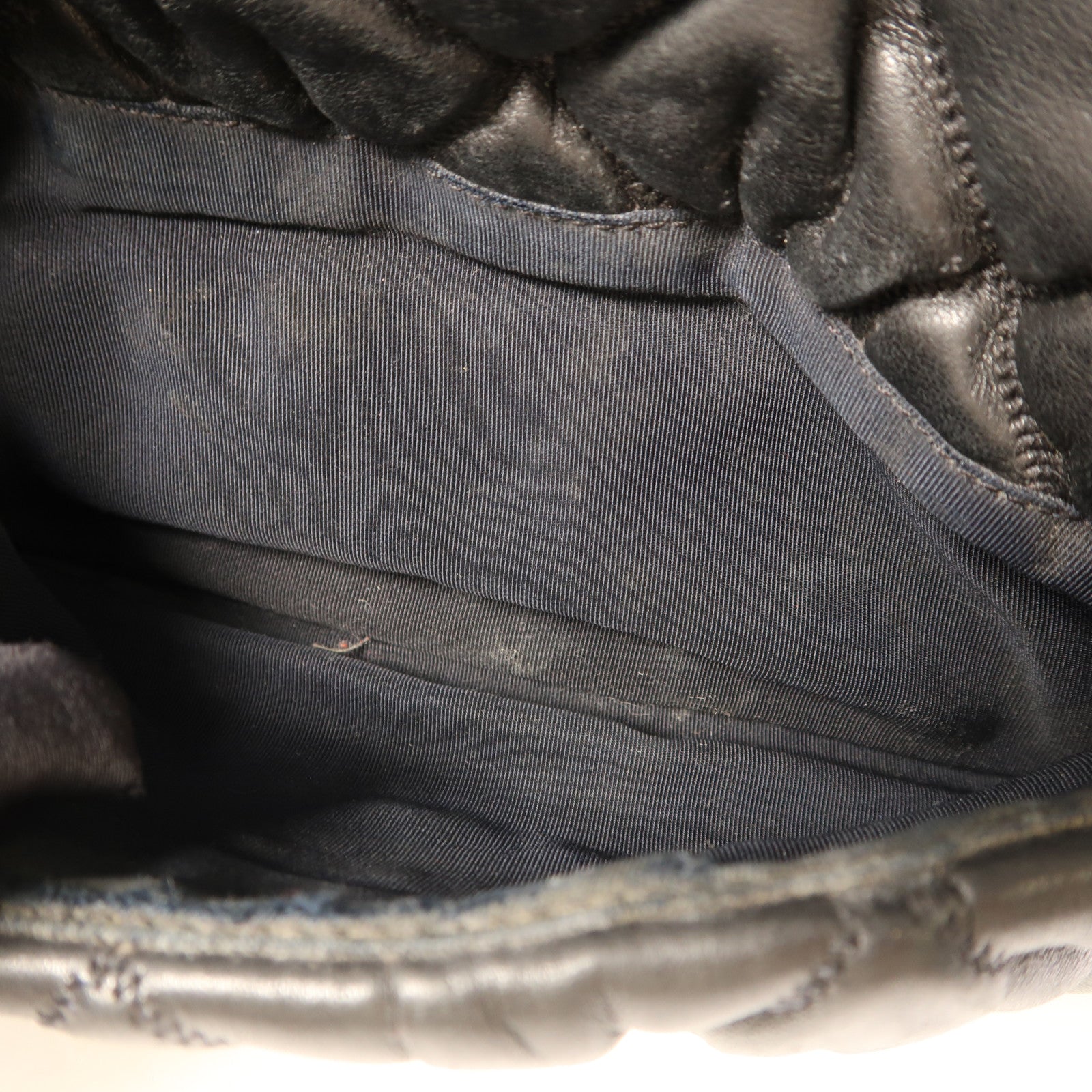 CHANEL 羊皮皮革Chain Shoulder Bag銀扣鏈帶肩背袋