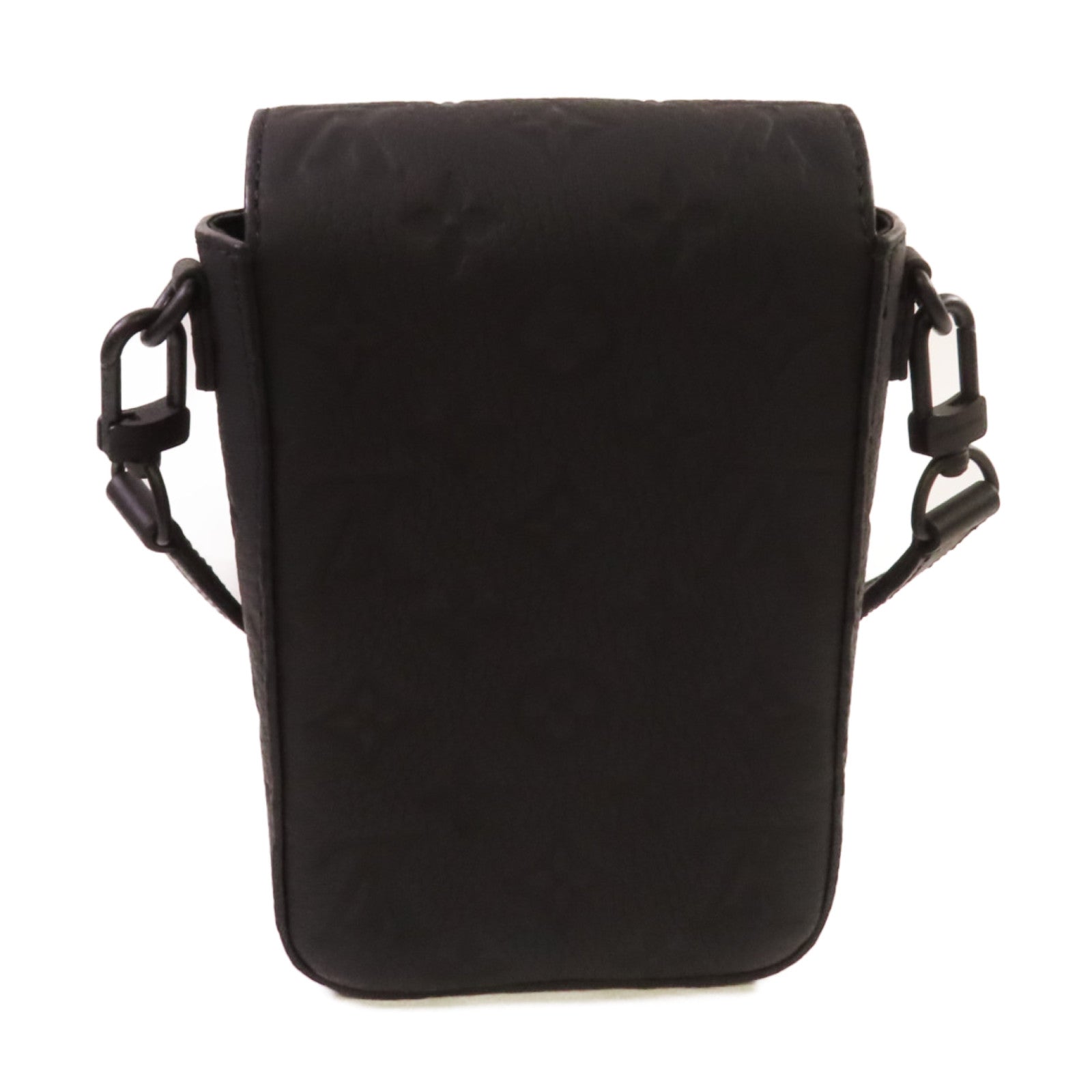 LOUIS VUITTON 【激減優惠】Taurillon Monogram S-Lock Vertical Wearable Wallet肩背袋黑色