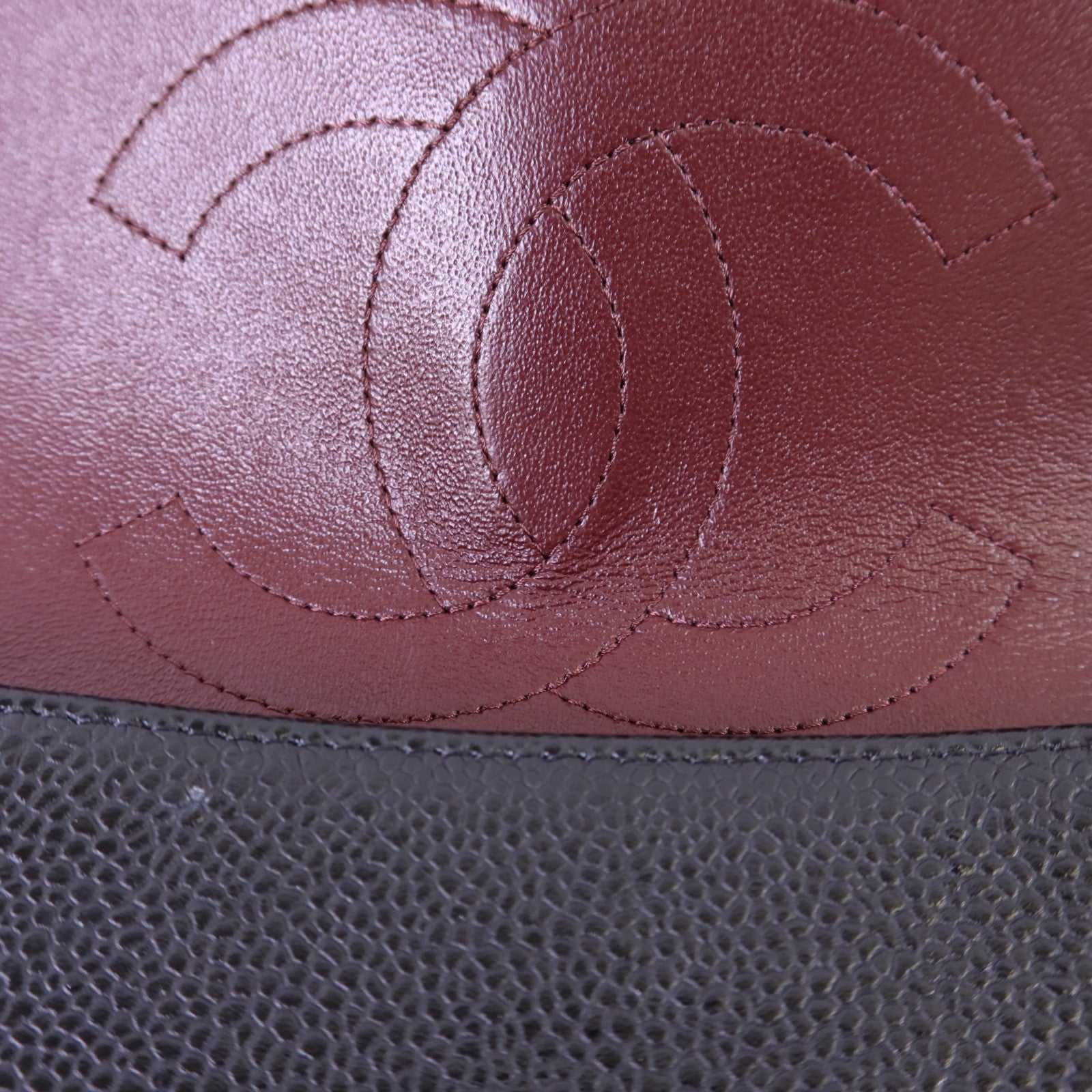 CHANEL 牛皮皮革Large Classic金扣鏈帶肩背袋