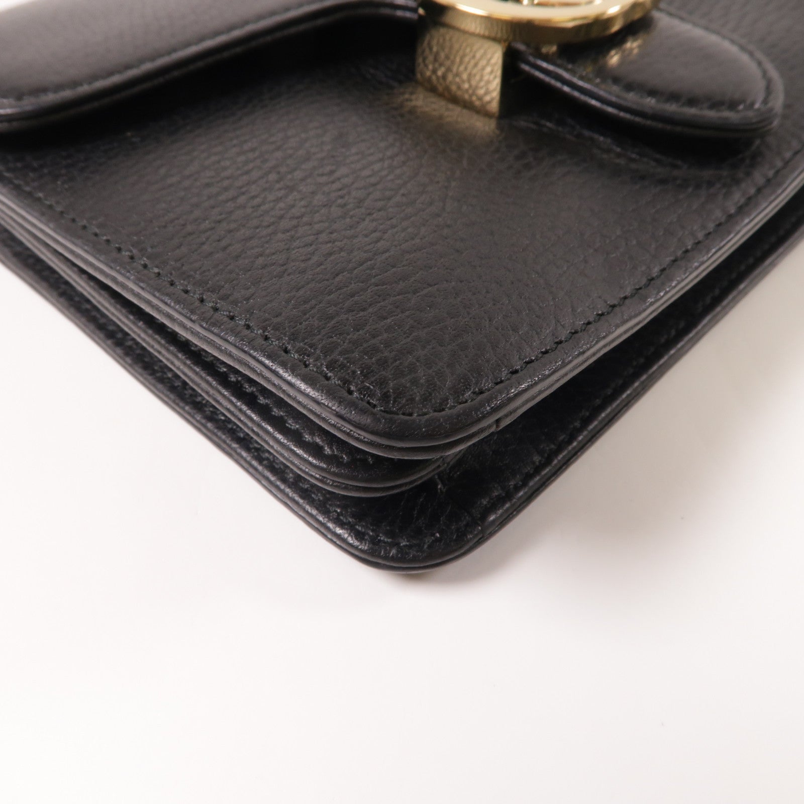 GUCCI 【激減優惠】牛皮皮革Shoulder Bag金扣肩背袋