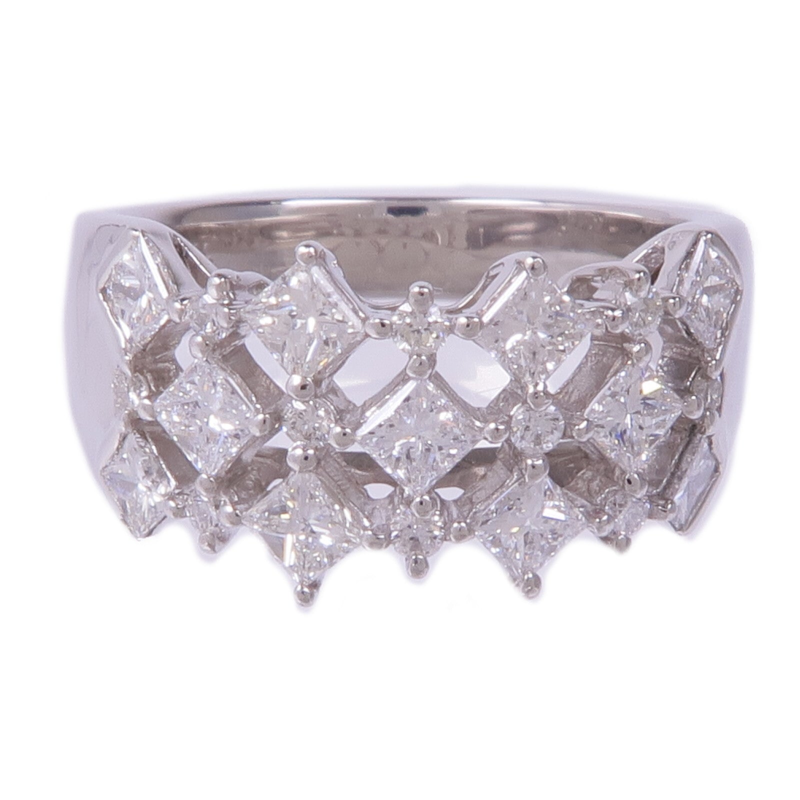 JEWELRY 【激減優惠】PT900鉑金Diamond Ring鑽石戒指US#6.5